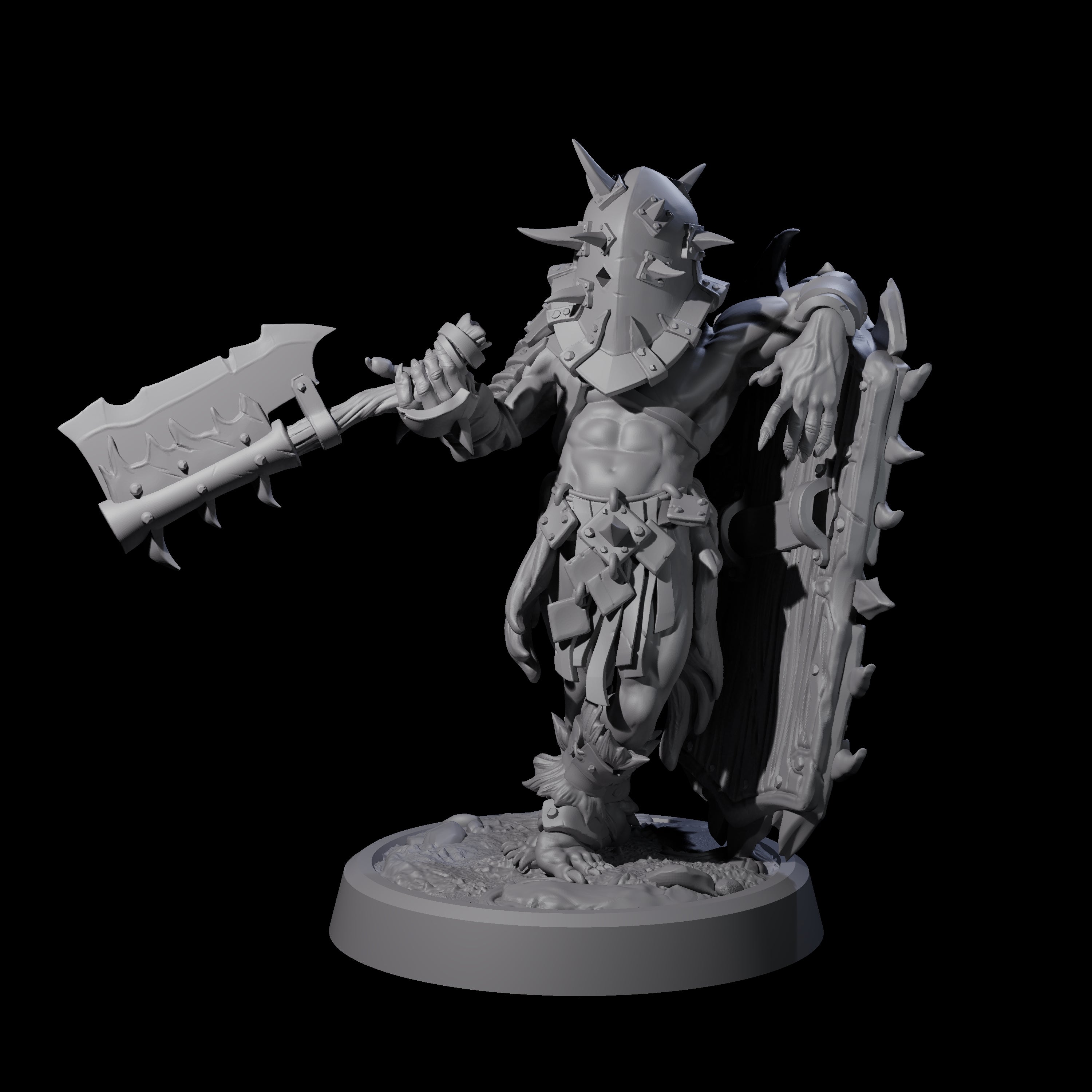 Confident Goblin Strike Team D Miniature for Dungeons and Dragons, Pathfinder or other TTRPGs