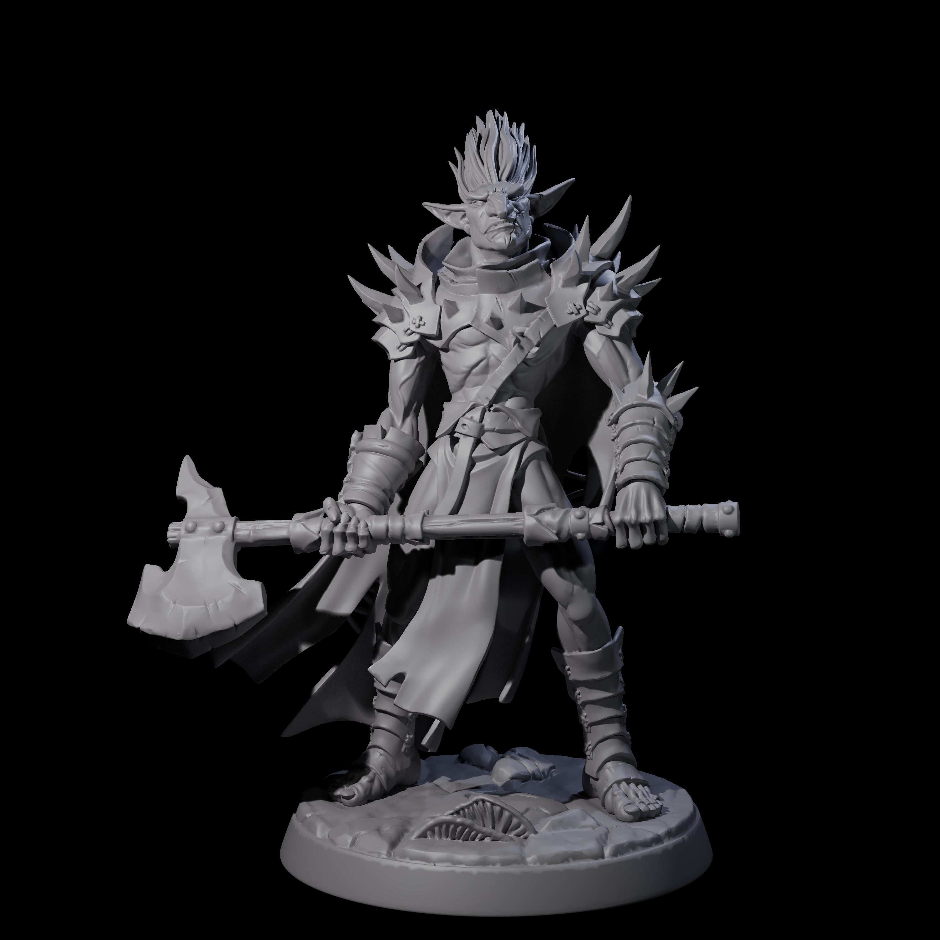 Confident Hobgoblin Champion Miniature for Dungeons and Dragons, Pathfinder or other TTRPGs