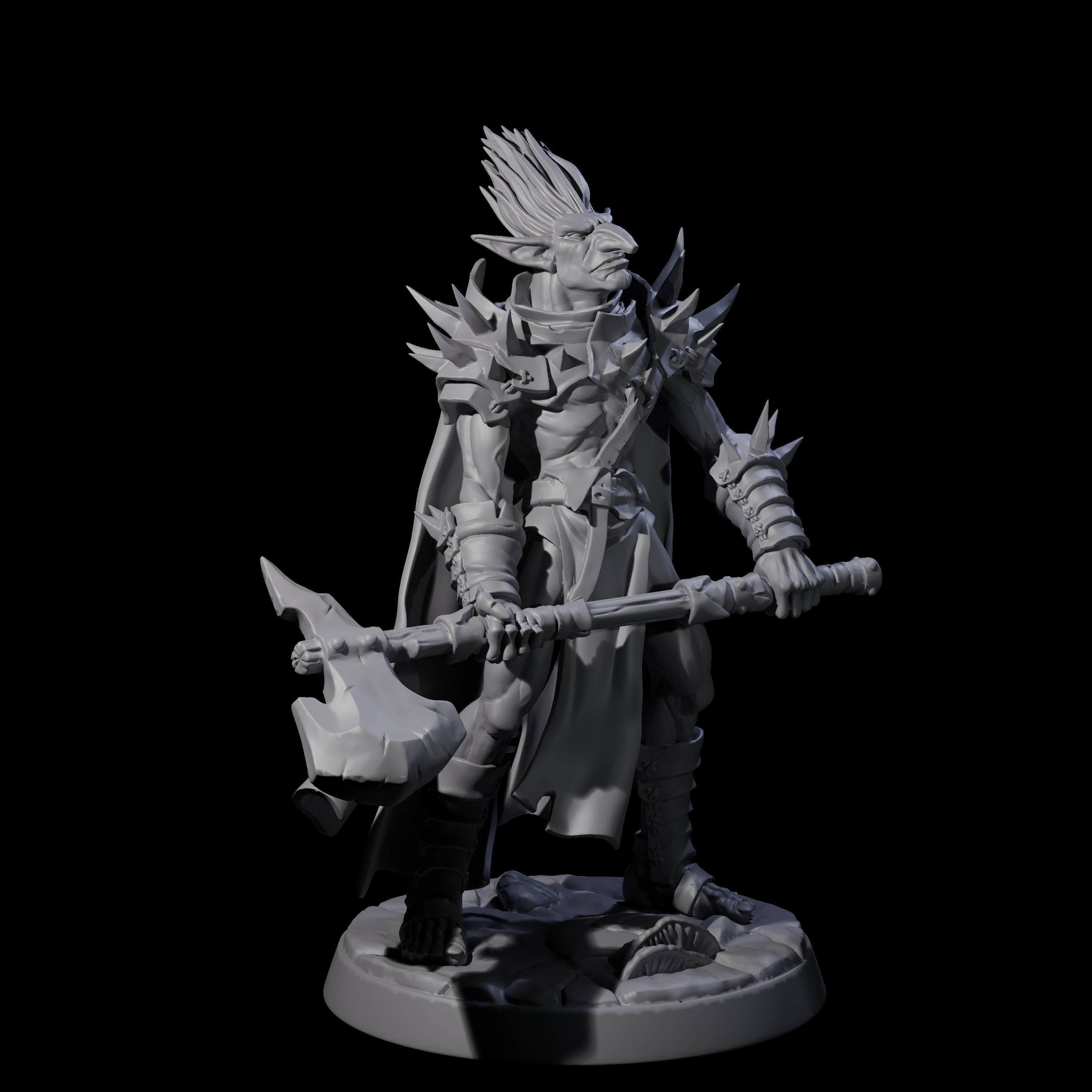 Confident Hobgoblin Champion Miniature for Dungeons and Dragons, Pathfinder or other TTRPGs