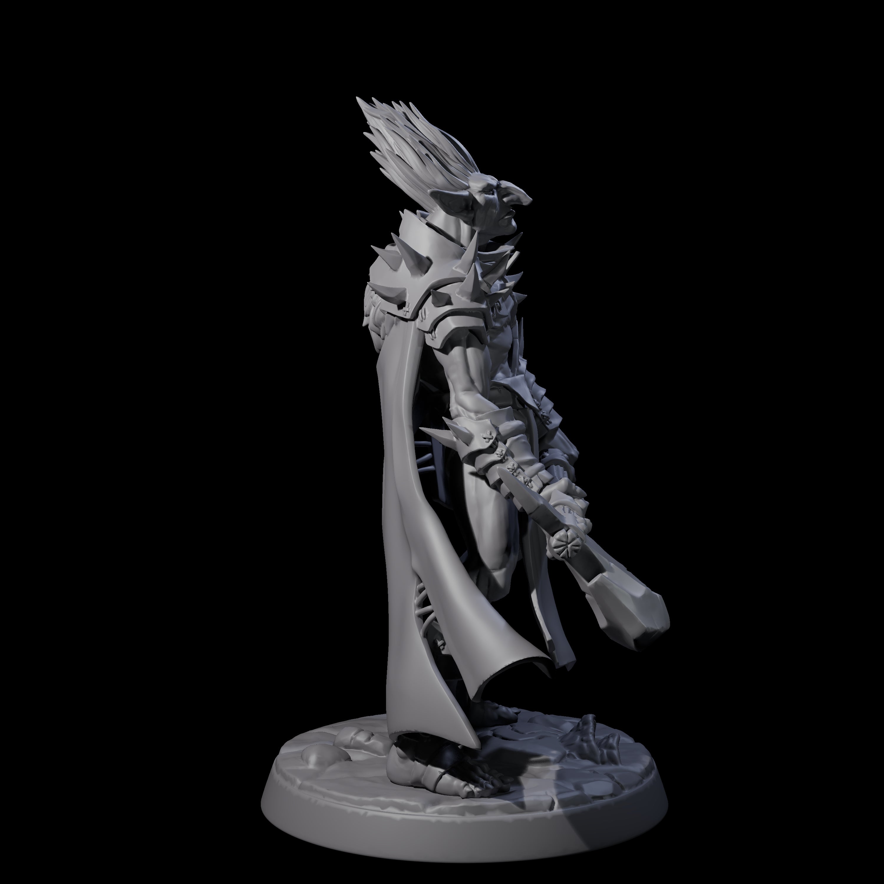 Confident Hobgoblin Champion Miniature for Dungeons and Dragons, Pathfinder or other TTRPGs