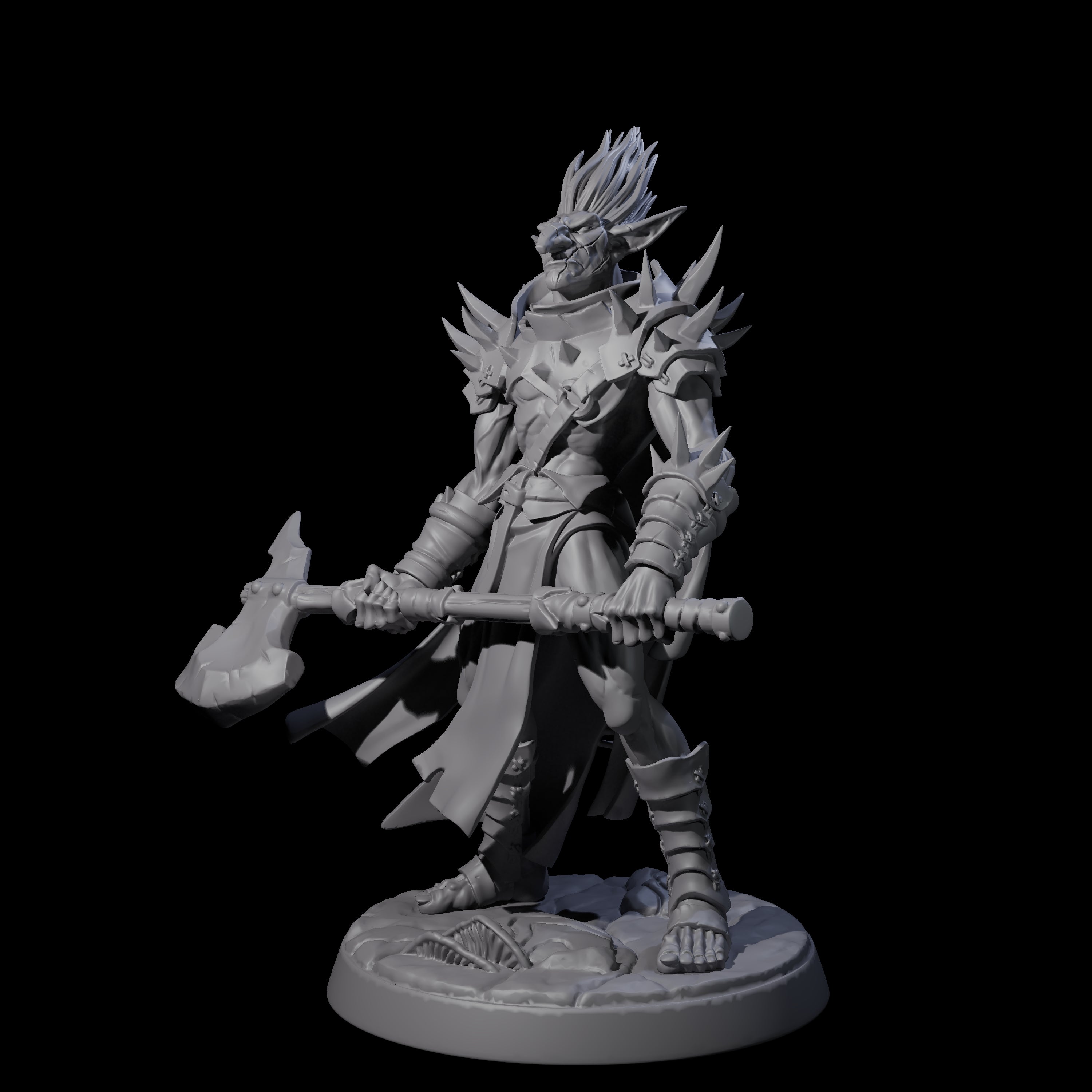 Confident Hobgoblin Champion Miniature for Dungeons and Dragons, Pathfinder or other TTRPGs