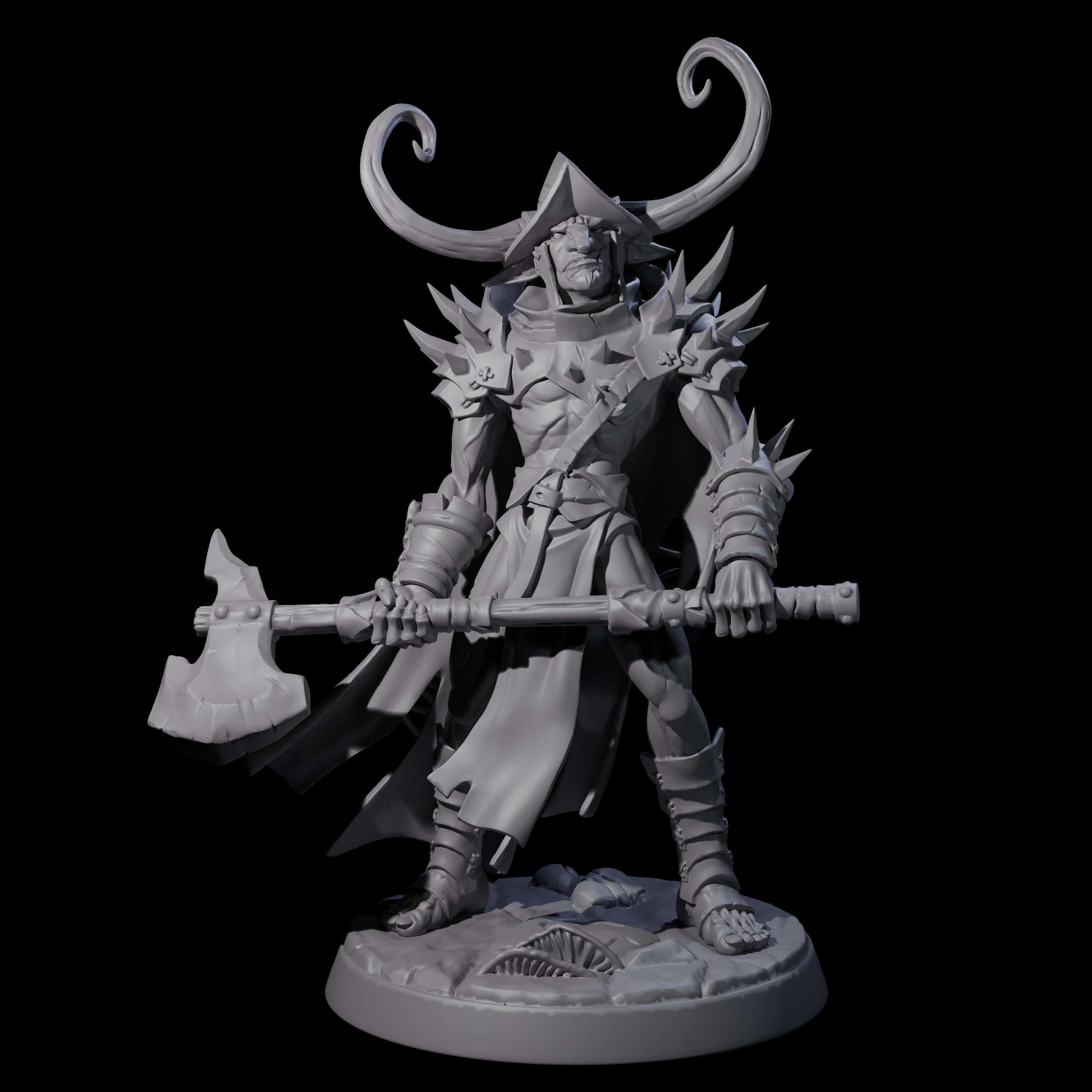 Confident Hobgoblin Champion Miniature for Dungeons and Dragons, Pathfinder or other TTRPGs