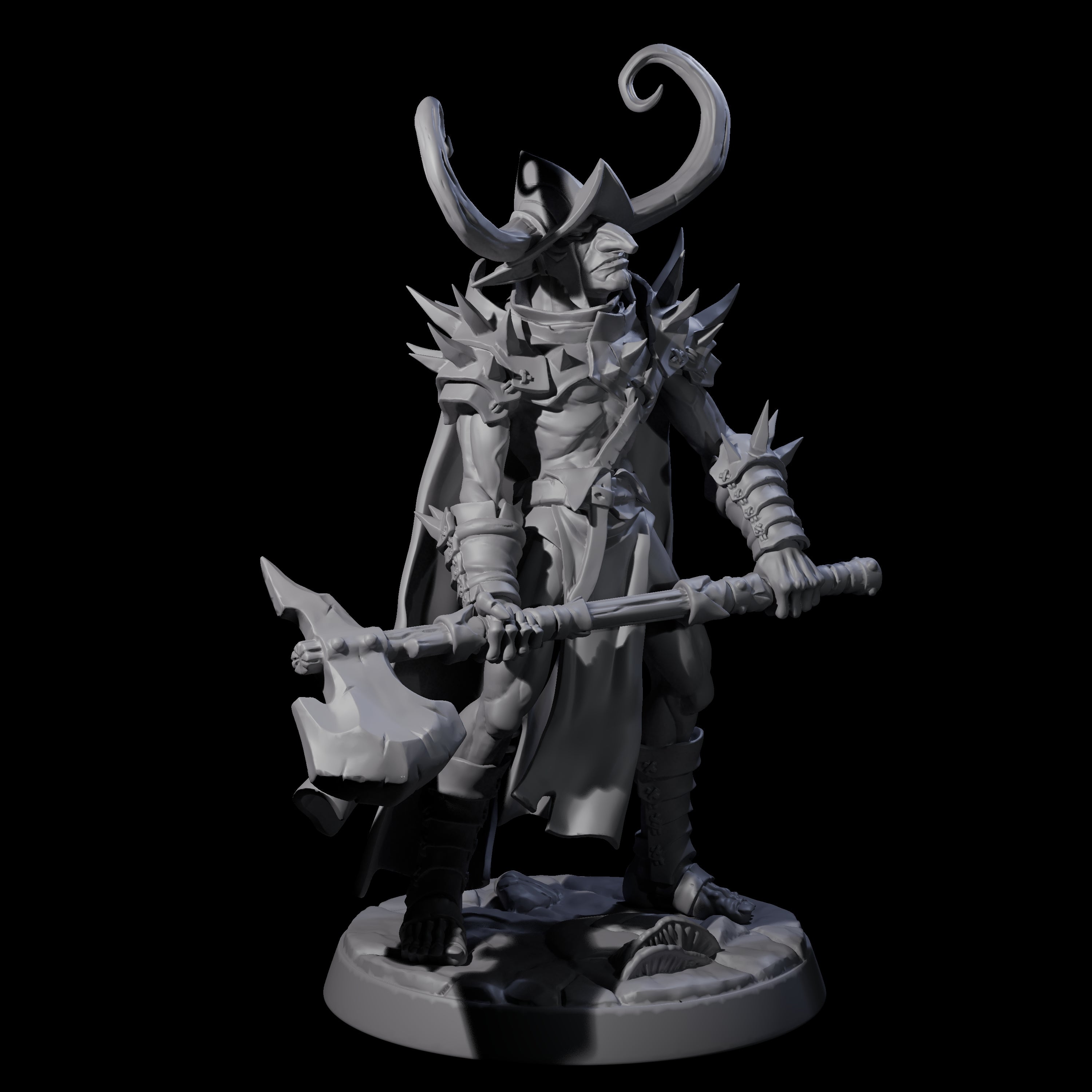 Confident Hobgoblin Champion Miniature for Dungeons and Dragons, Pathfinder or other TTRPGs