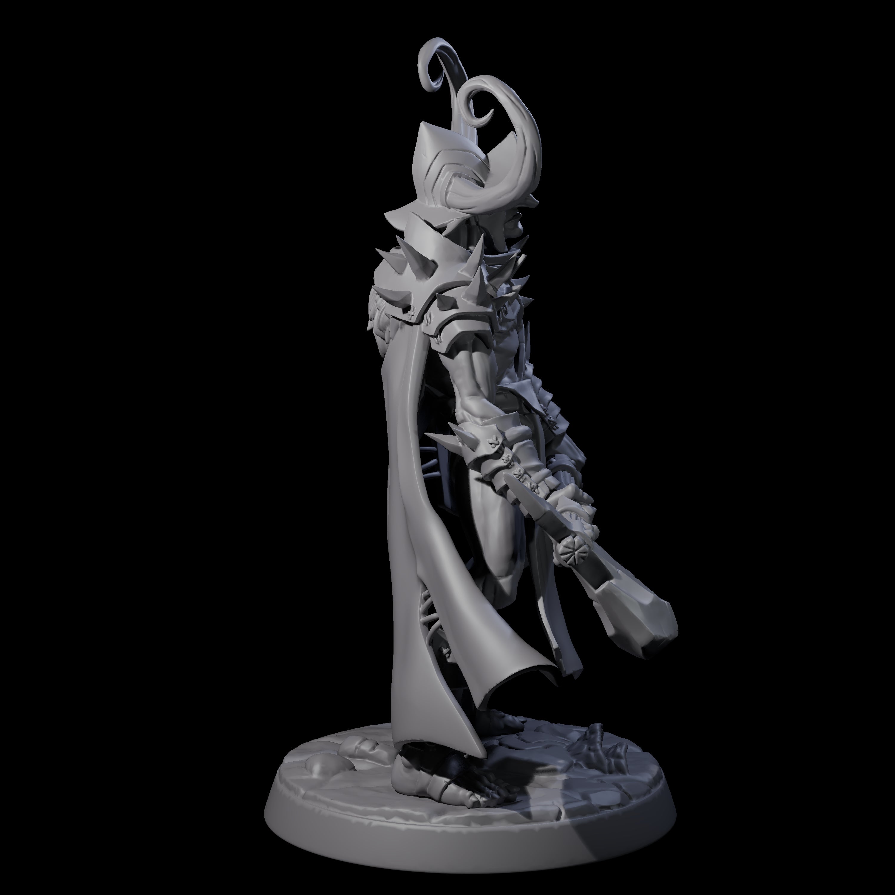 Confident Hobgoblin Champion Miniature for Dungeons and Dragons, Pathfinder or other TTRPGs