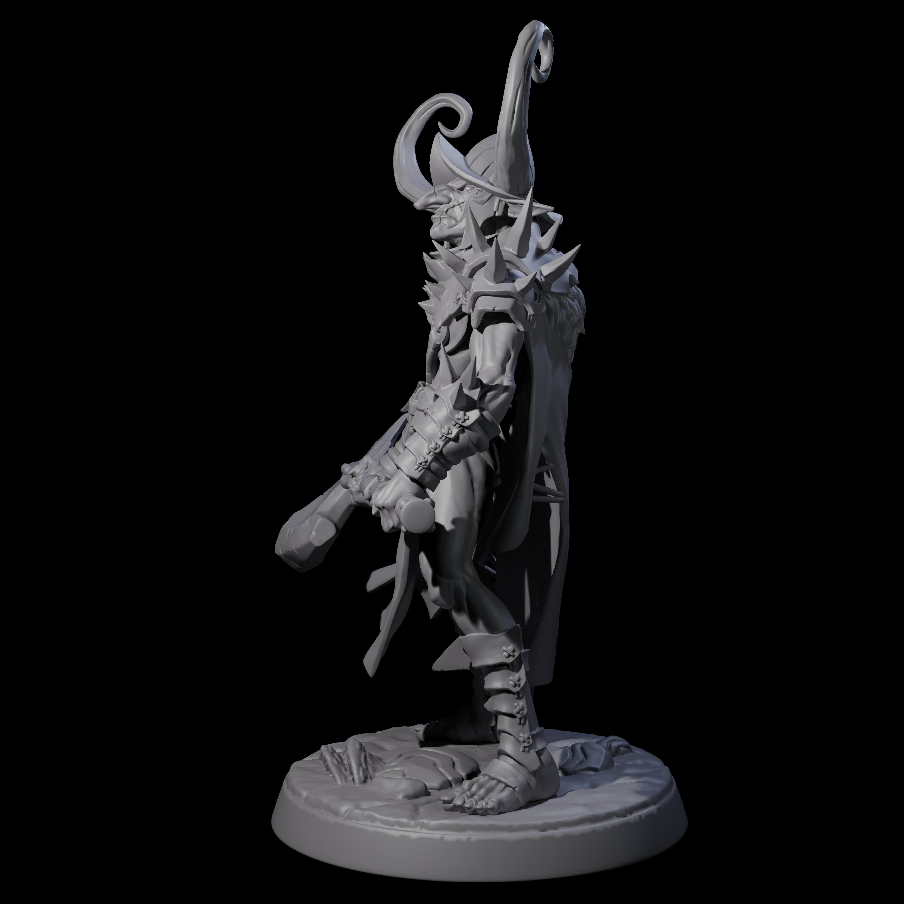 Confident Hobgoblin Champion Miniature for Dungeons and Dragons, Pathfinder or other TTRPGs