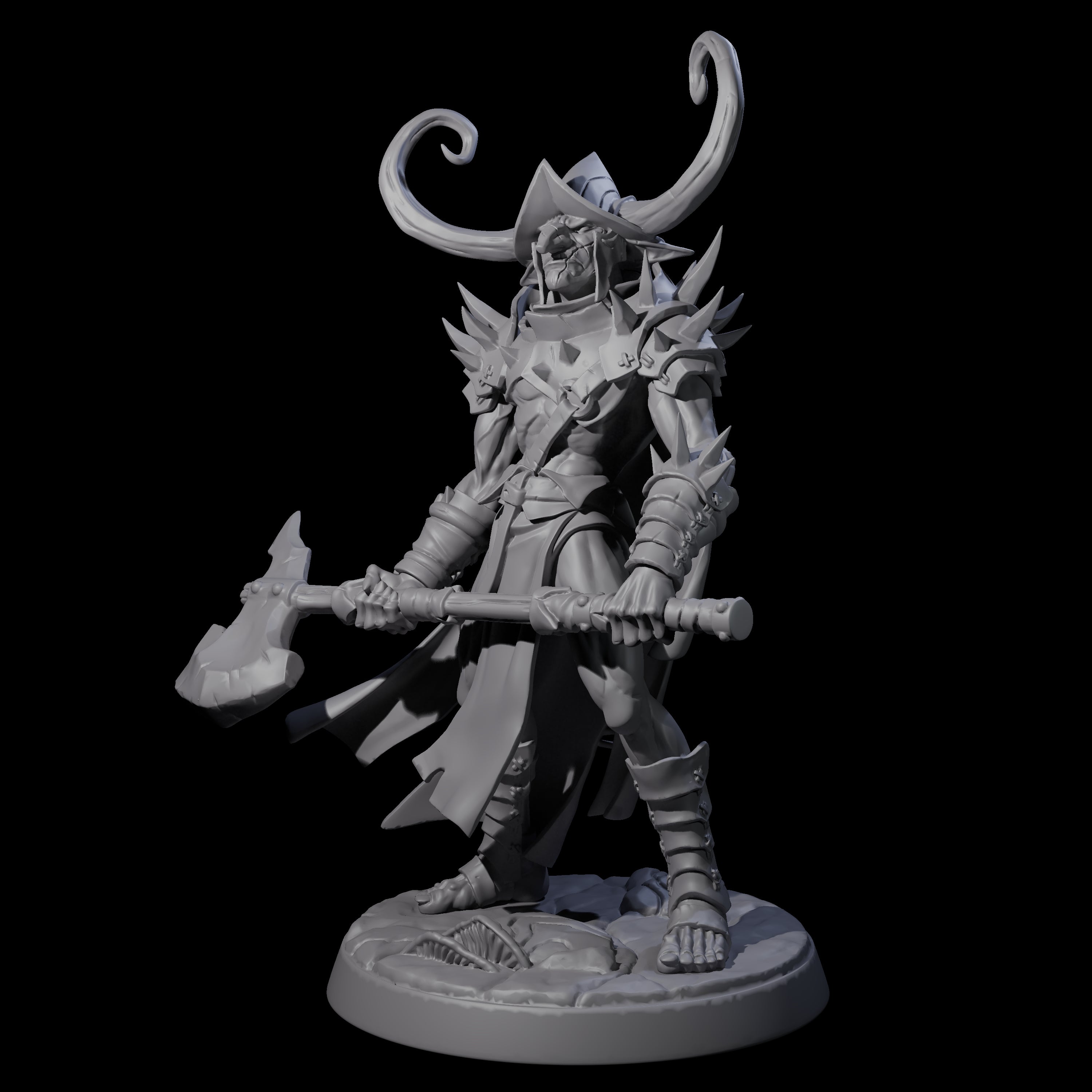 Confident Hobgoblin Champion Miniature for Dungeons and Dragons, Pathfinder or other TTRPGs