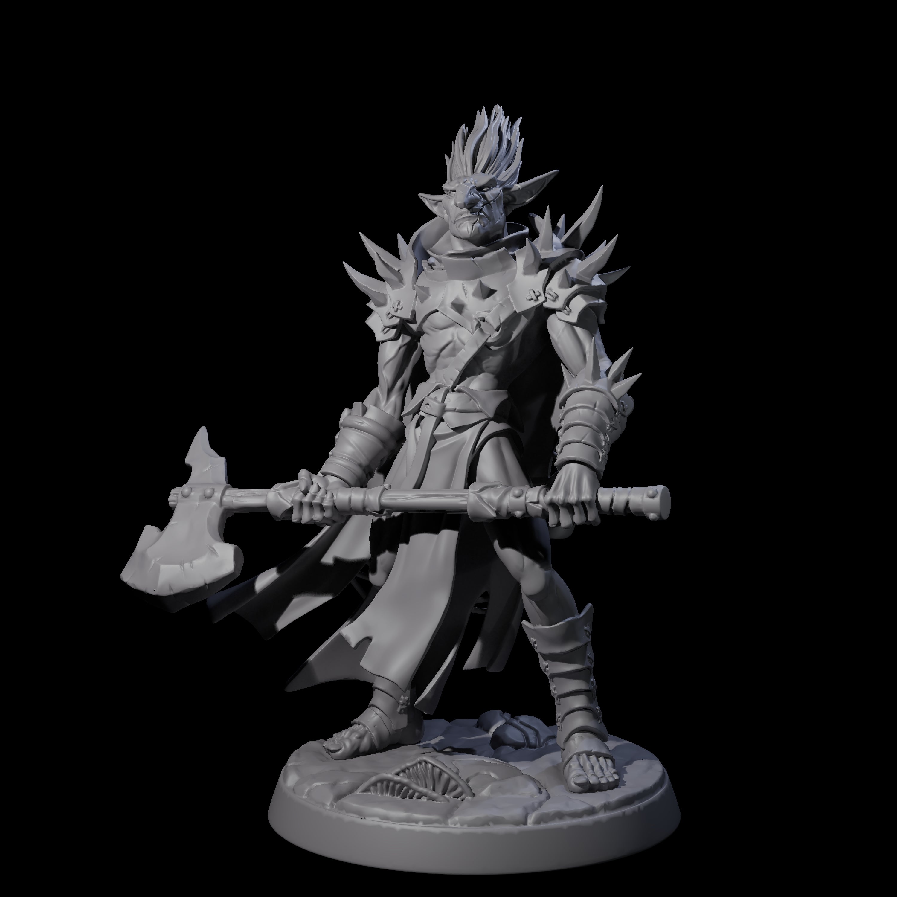 Confident Hobgoblin Champion Miniature for Dungeons and Dragons, Pathfinder or other TTRPGs
