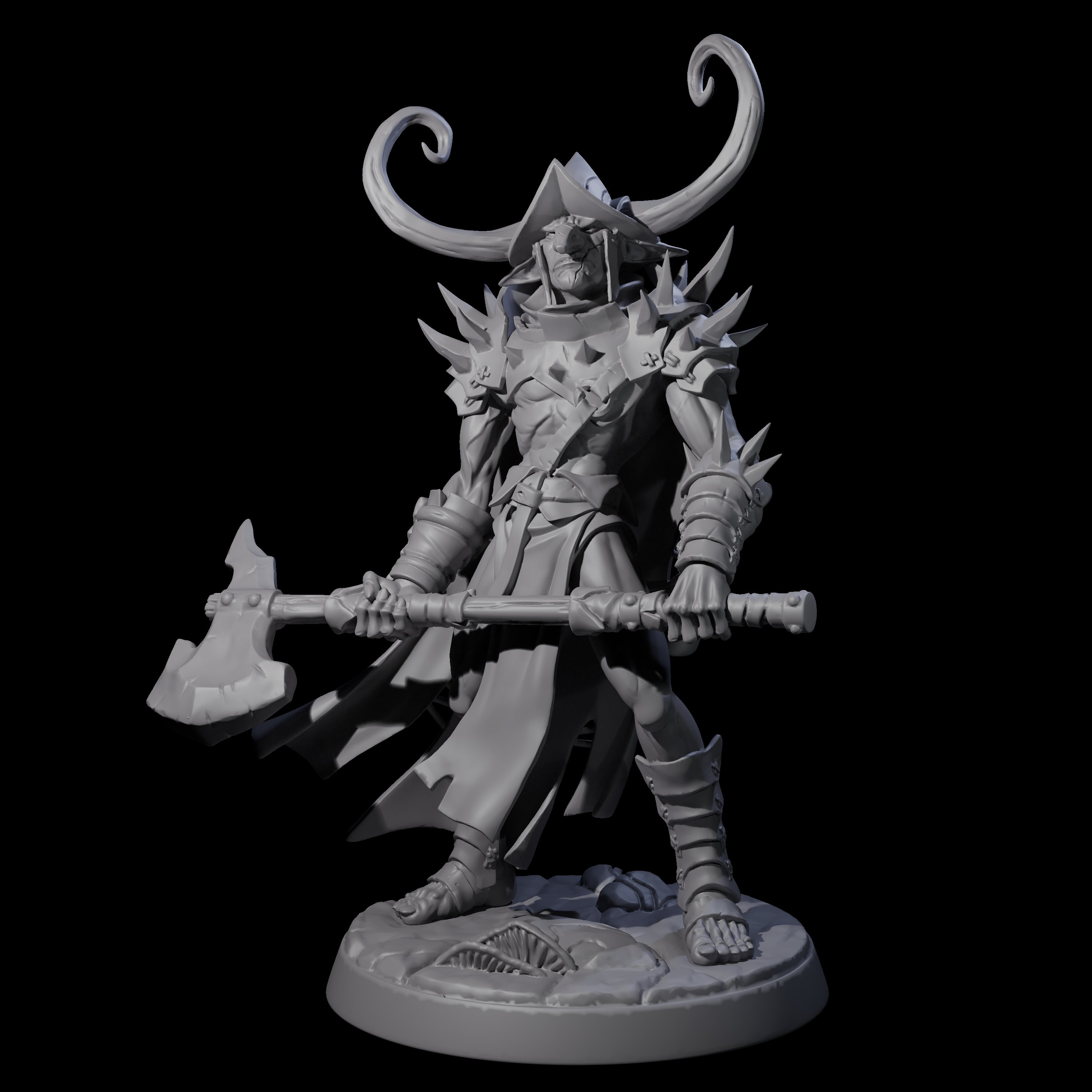 Confident Hobgoblin Champion Miniature for Dungeons and Dragons, Pathfinder or other TTRPGs