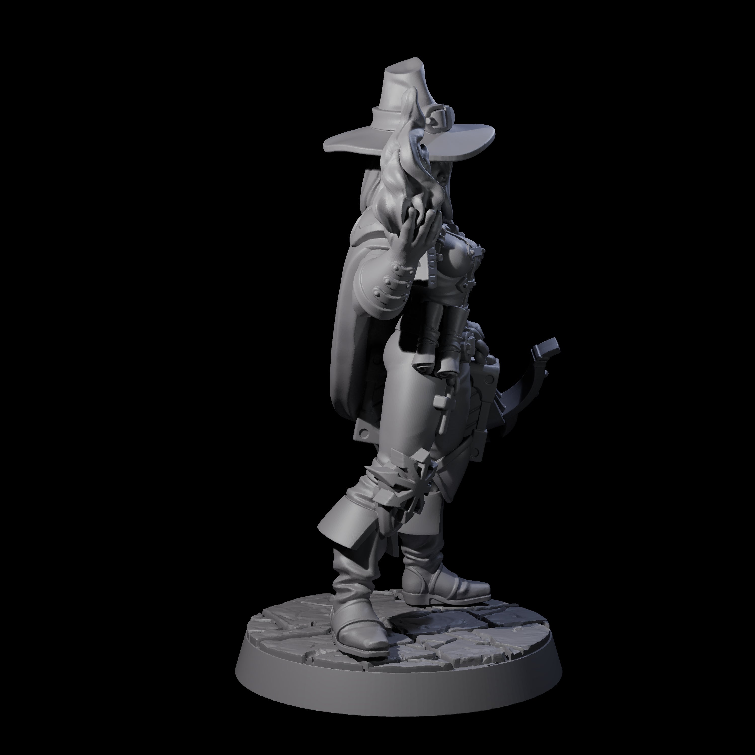 Confident Monster Hunter Miniature for Dungeons and Dragons, Pathfinder or other TTRPGs