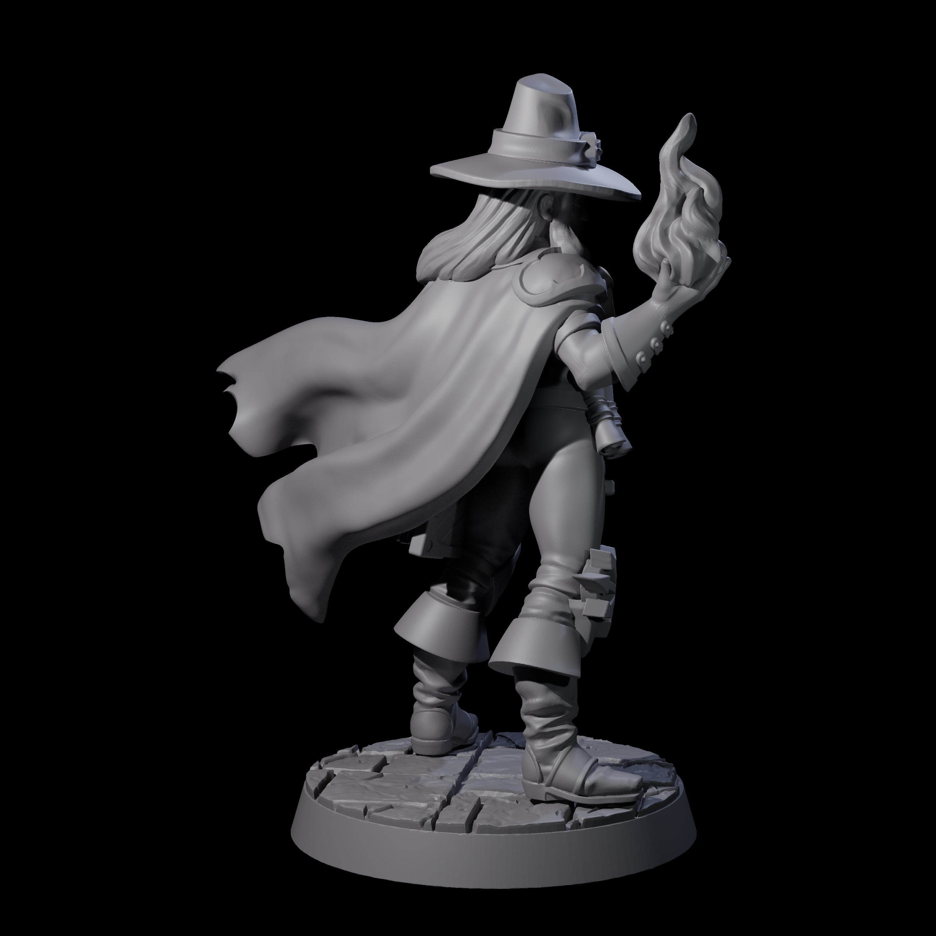 Confident Monster Hunter Miniature for Dungeons and Dragons, Pathfinder or other TTRPGs