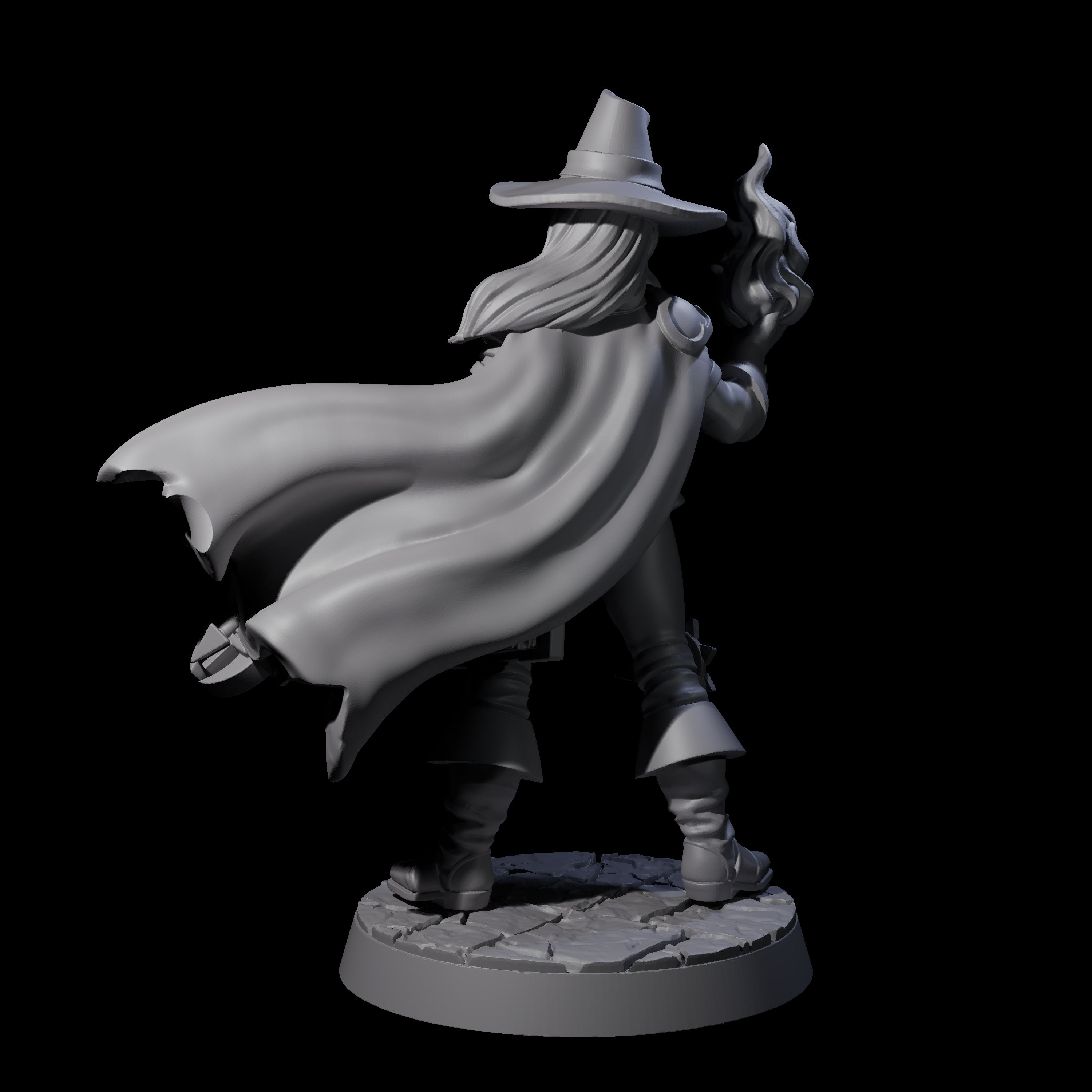 Confident Monster Hunter Miniature for Dungeons and Dragons, Pathfinder or other TTRPGs