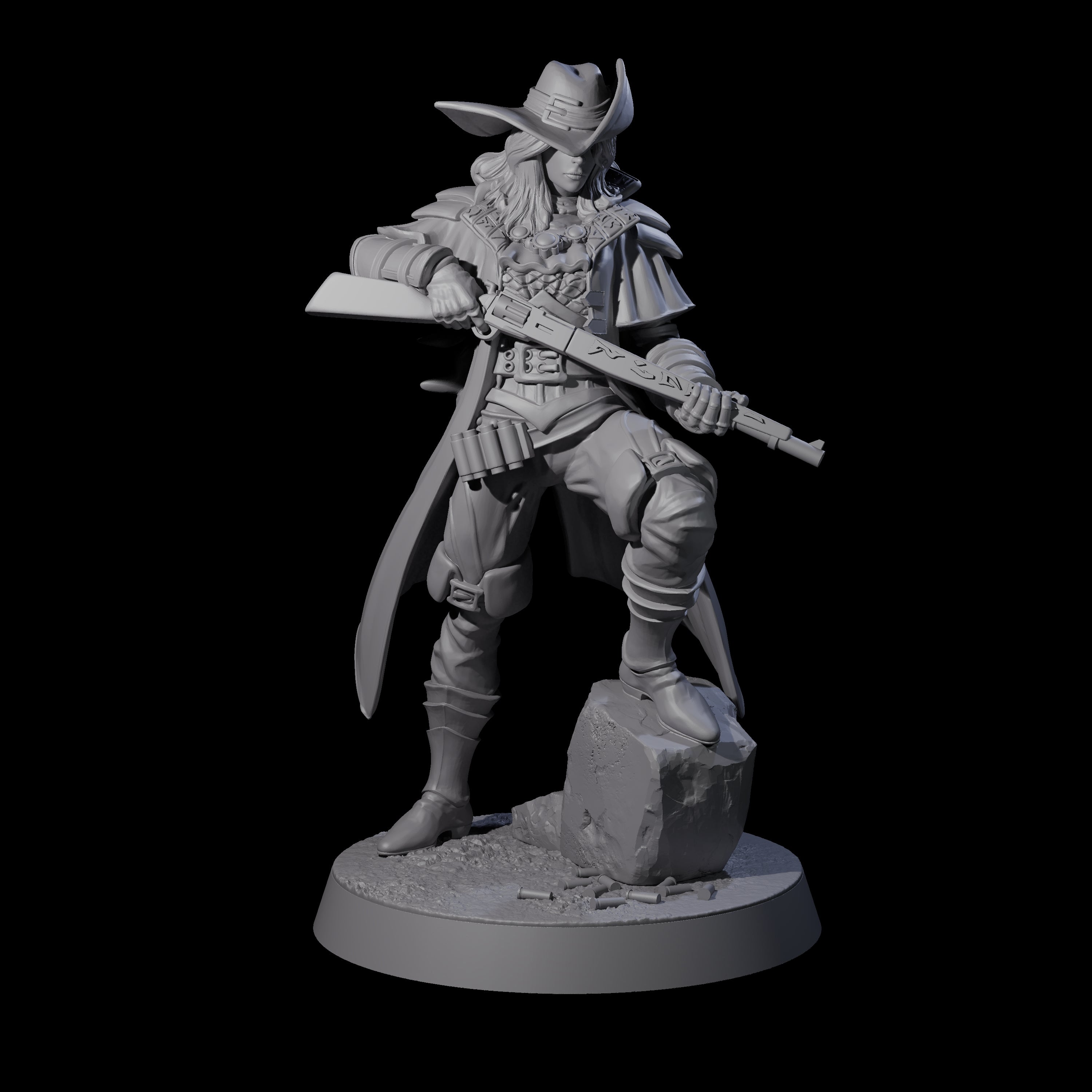 Confident Nightwarden A Miniature for Dungeons and Dragons, Pathfinder or other TTRPGs