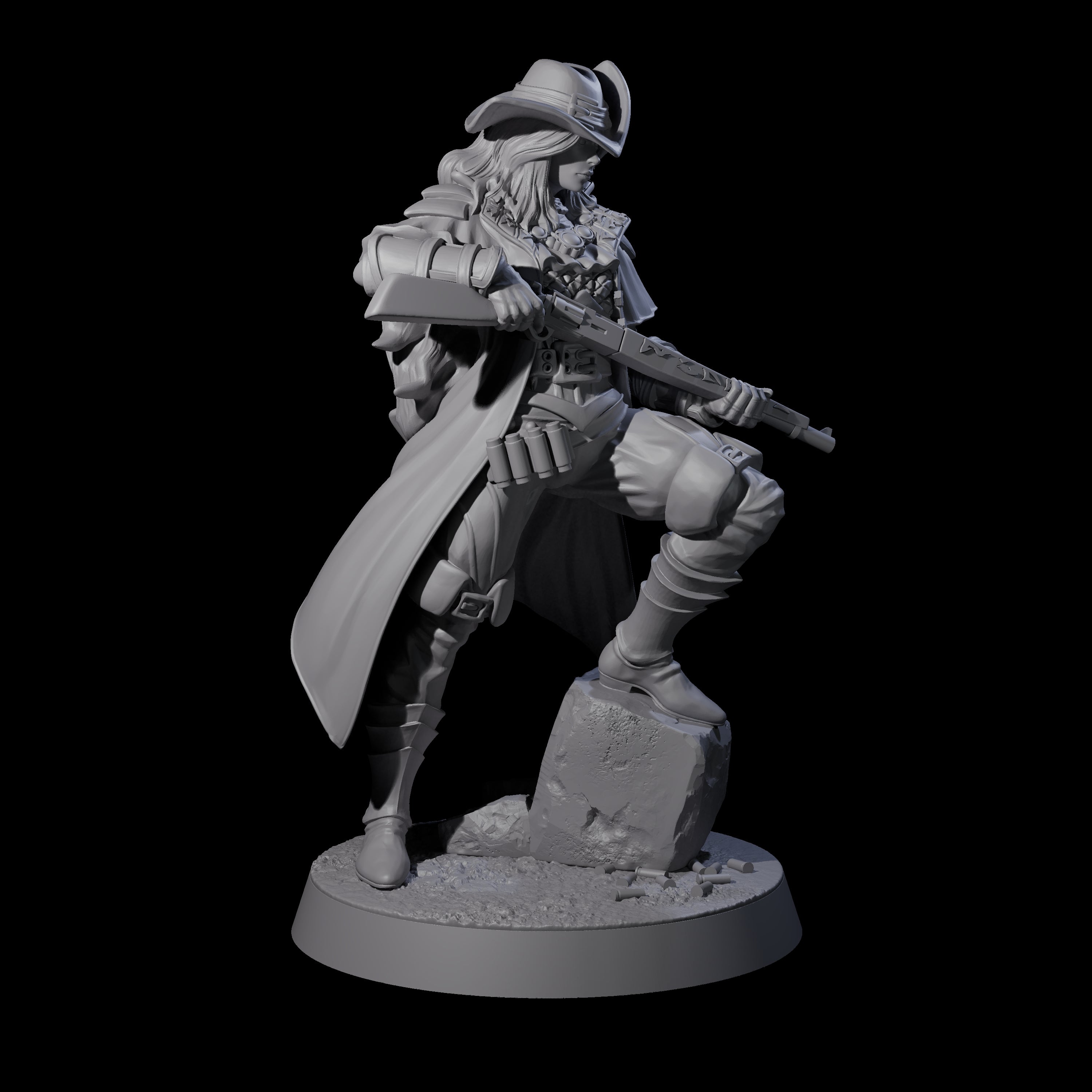 Confident Nightwarden A Miniature for Dungeons and Dragons, Pathfinder or other TTRPGs