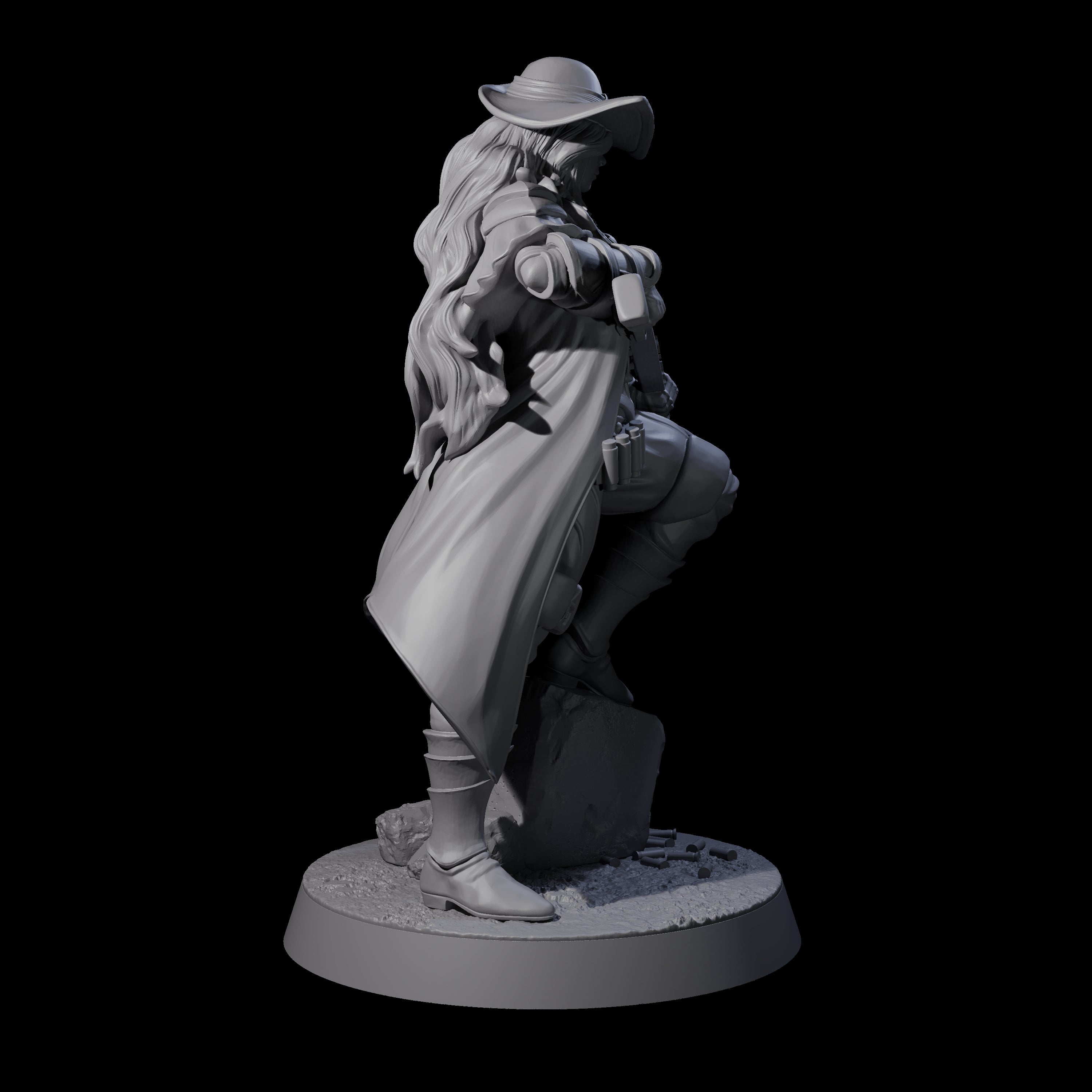 Confident Nightwarden A Miniature for Dungeons and Dragons, Pathfinder or other TTRPGs