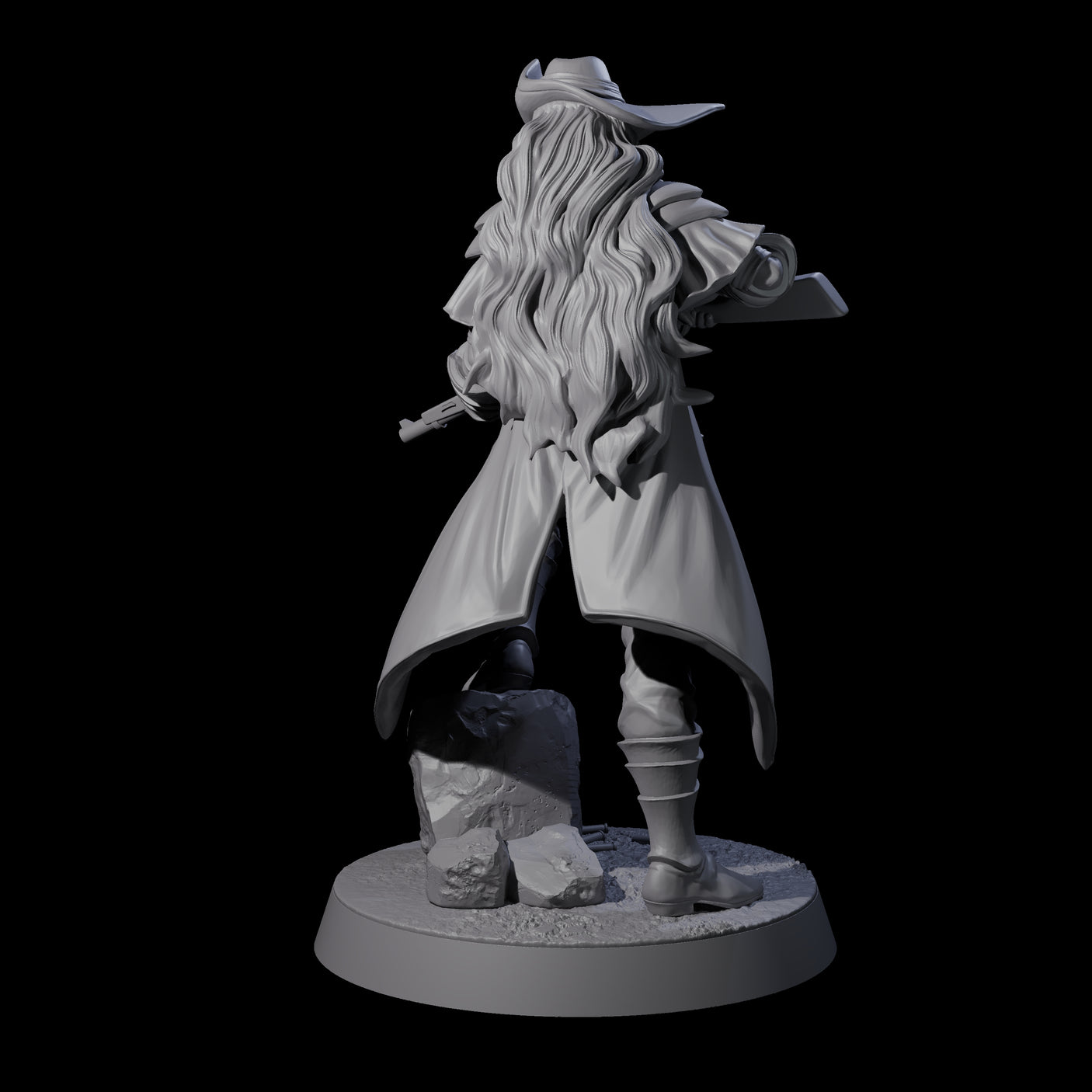 Confident Nightwarden A Miniature for Dungeons and Dragons, Pathfinder or other TTRPGs