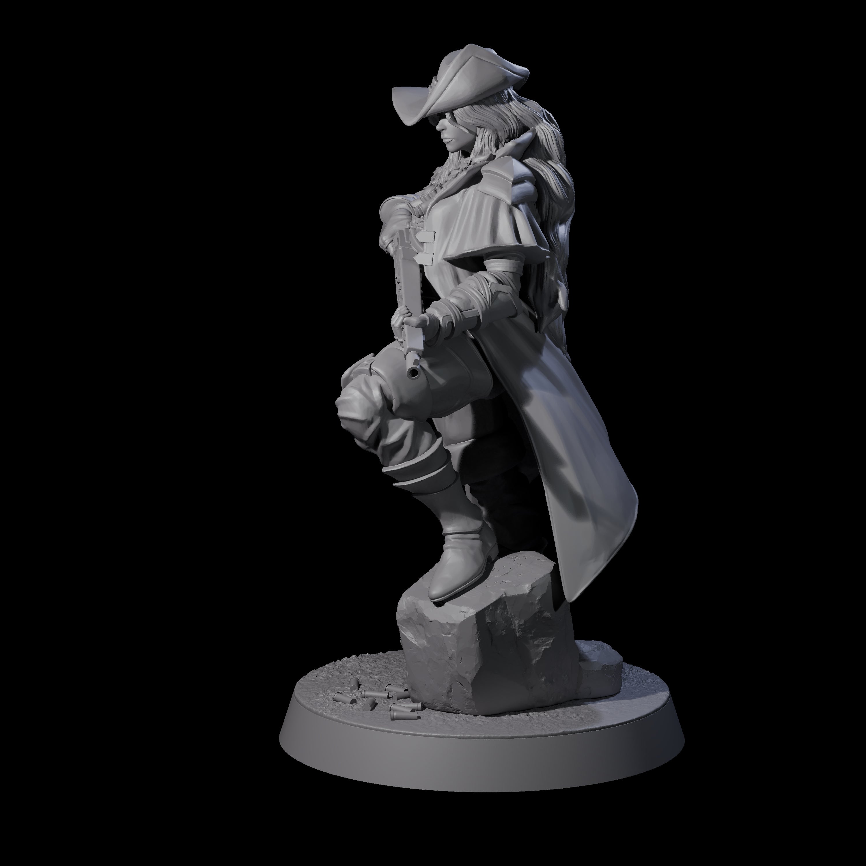 Confident Nightwarden A Miniature for Dungeons and Dragons, Pathfinder or other TTRPGs