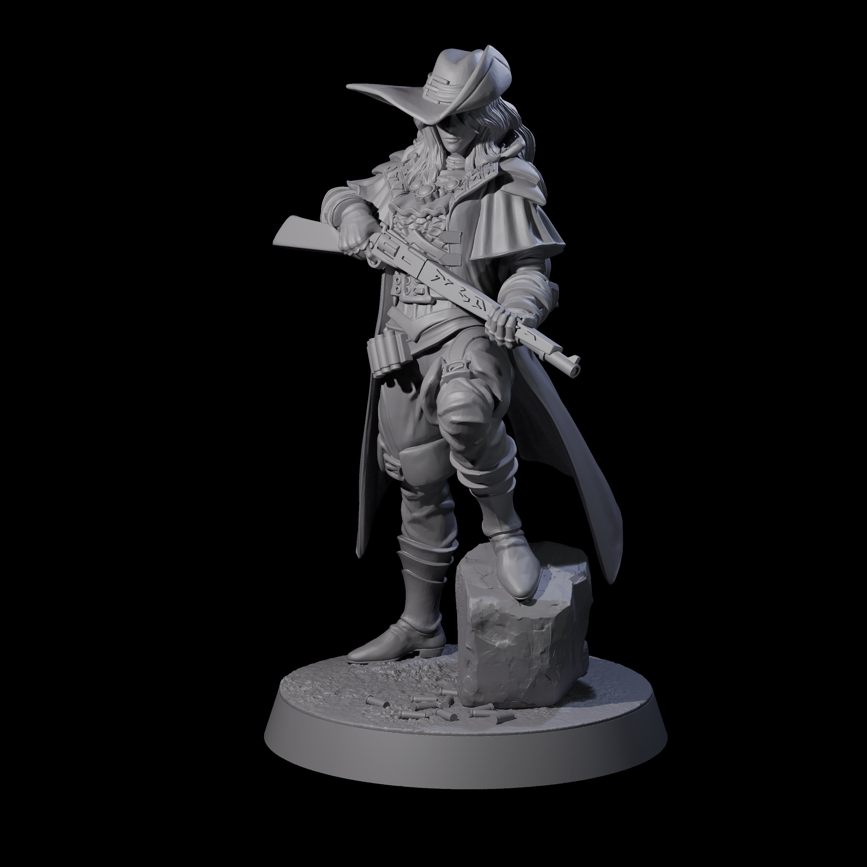 Confident Nightwarden A Miniature for Dungeons and Dragons, Pathfinder or other TTRPGs