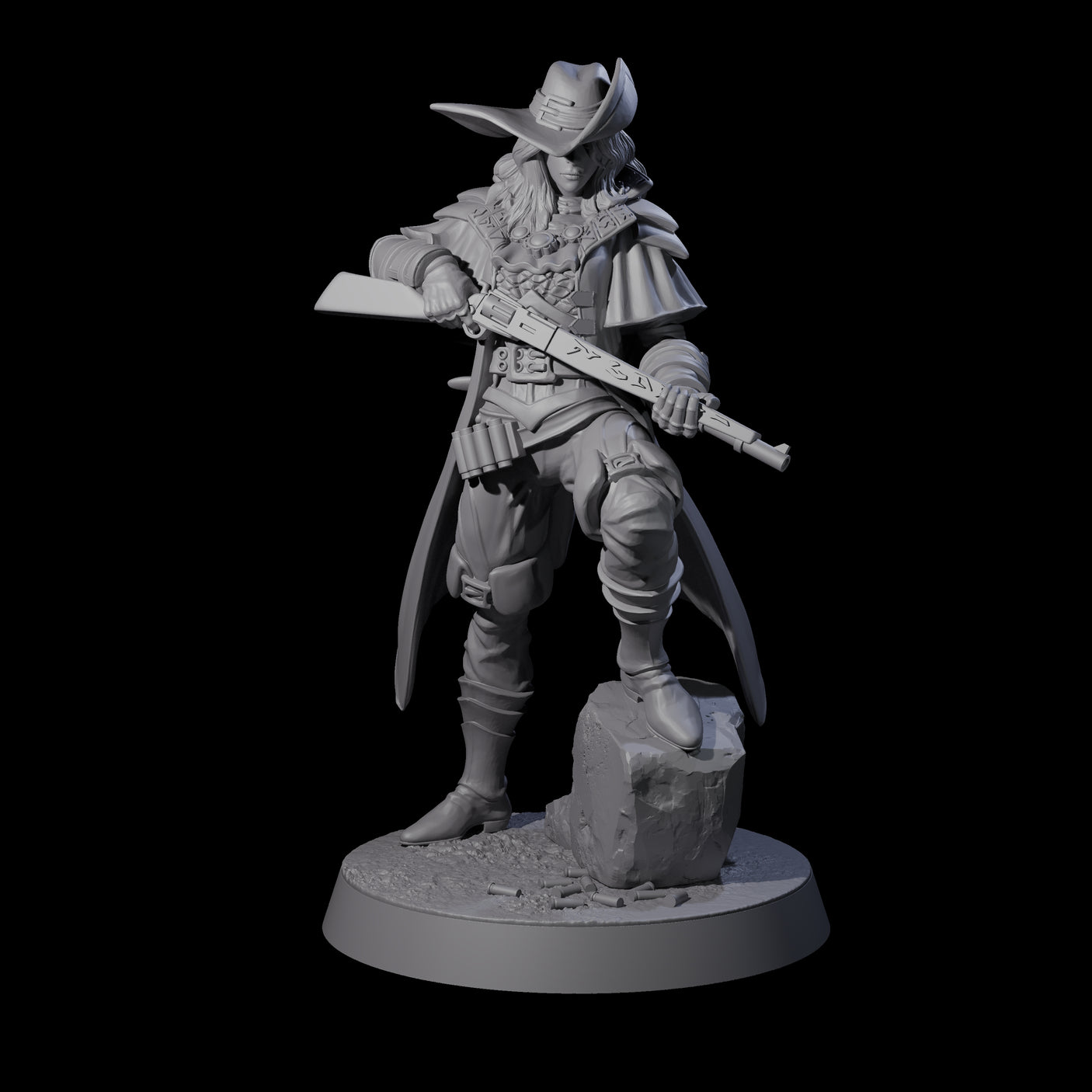 Confident Nightwarden A Miniature for Dungeons and Dragons, Pathfinder or other TTRPGs