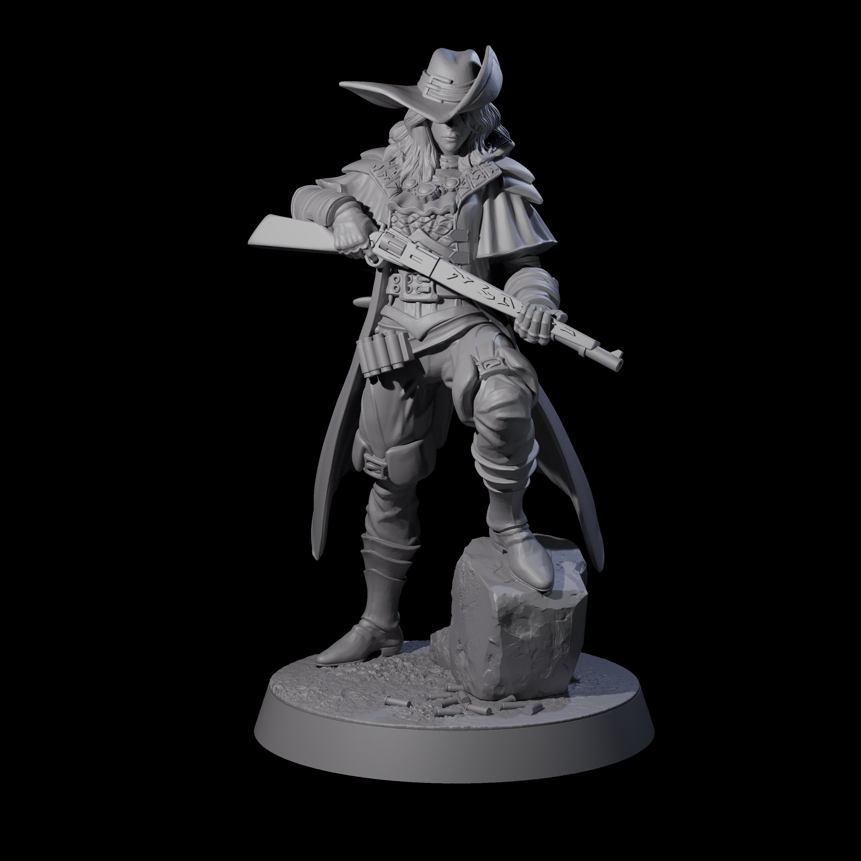 Confident Nightwarden A Miniature for Dungeons and Dragons, Pathfinder or other TTRPGs