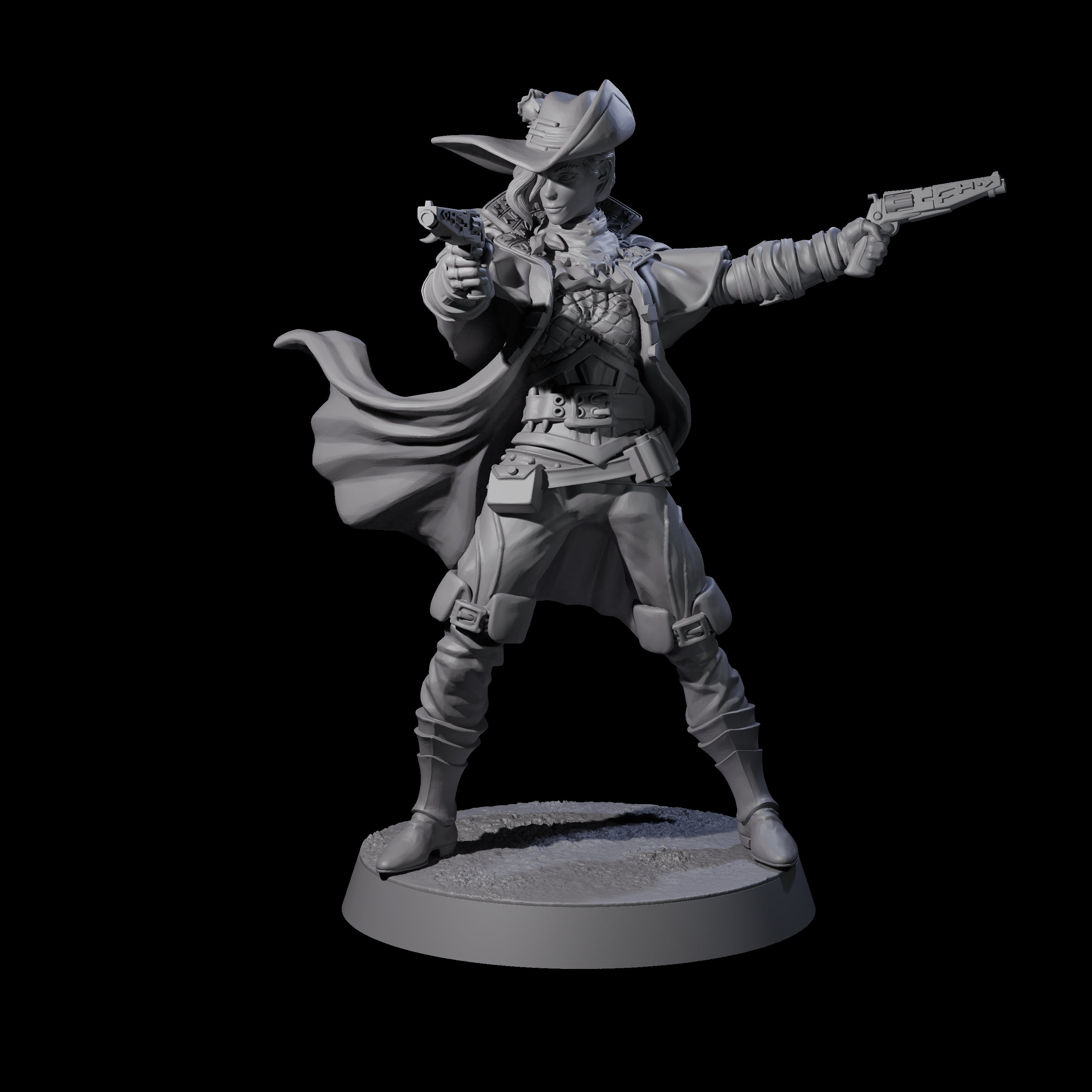 Confident Nightwarden B Miniature for Dungeons and Dragons, Pathfinder or other TTRPGs