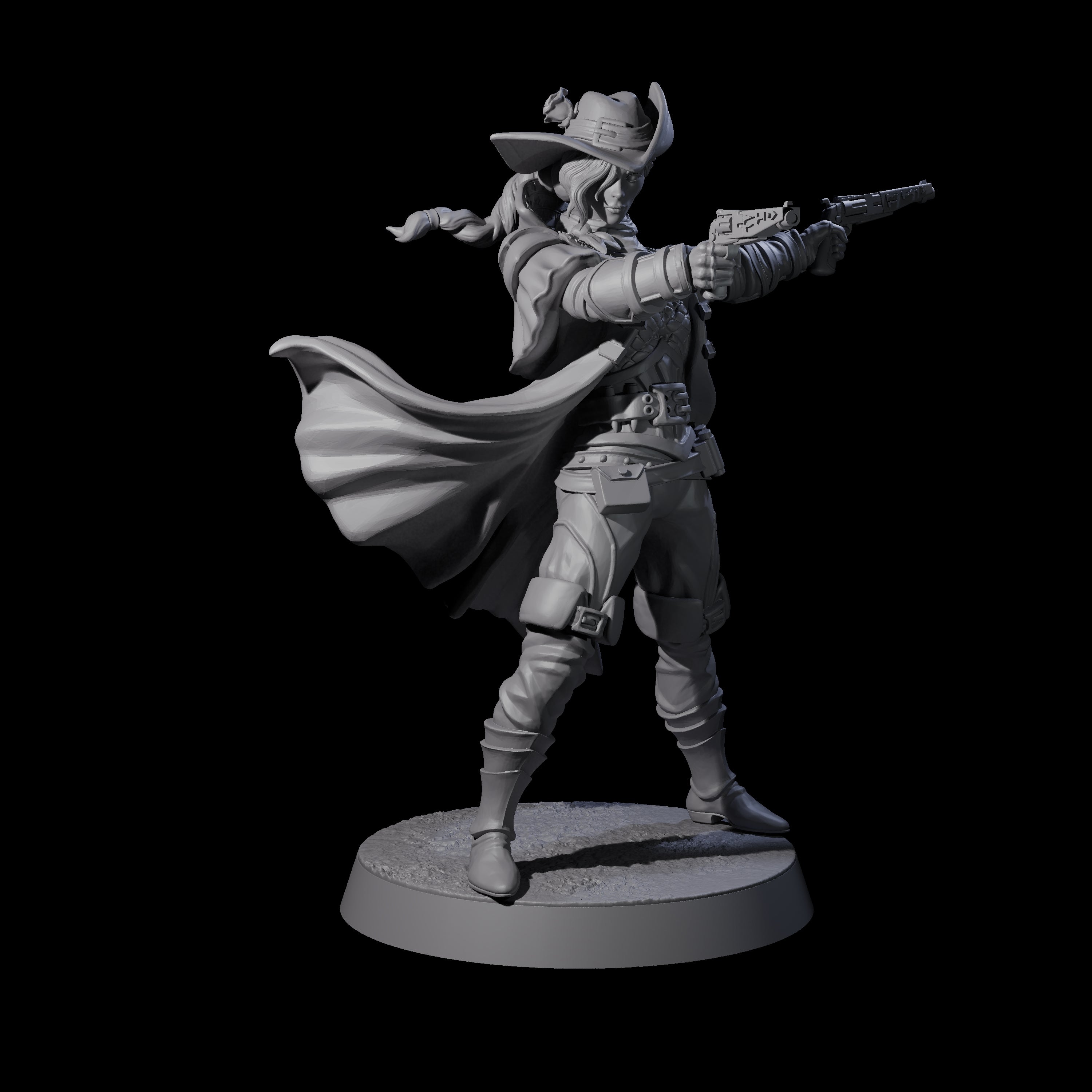Confident Nightwarden B Miniature for Dungeons and Dragons, Pathfinder or other TTRPGs