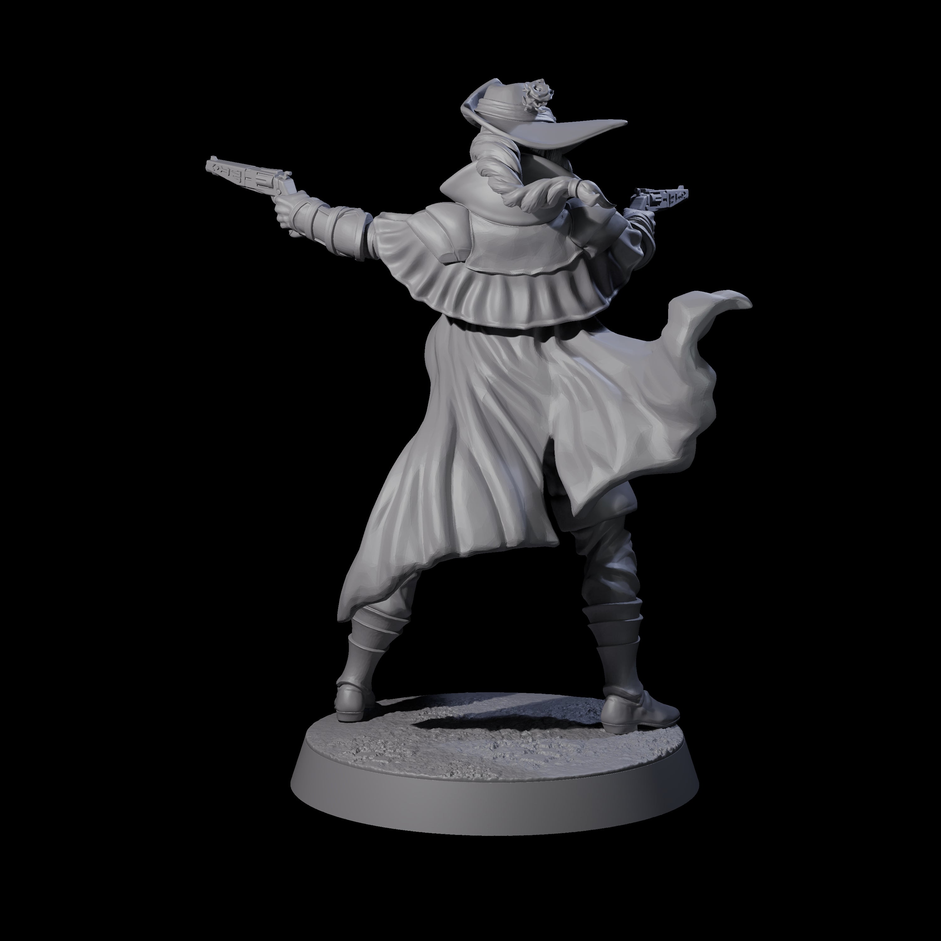 Confident Nightwarden B Miniature for Dungeons and Dragons, Pathfinder or other TTRPGs