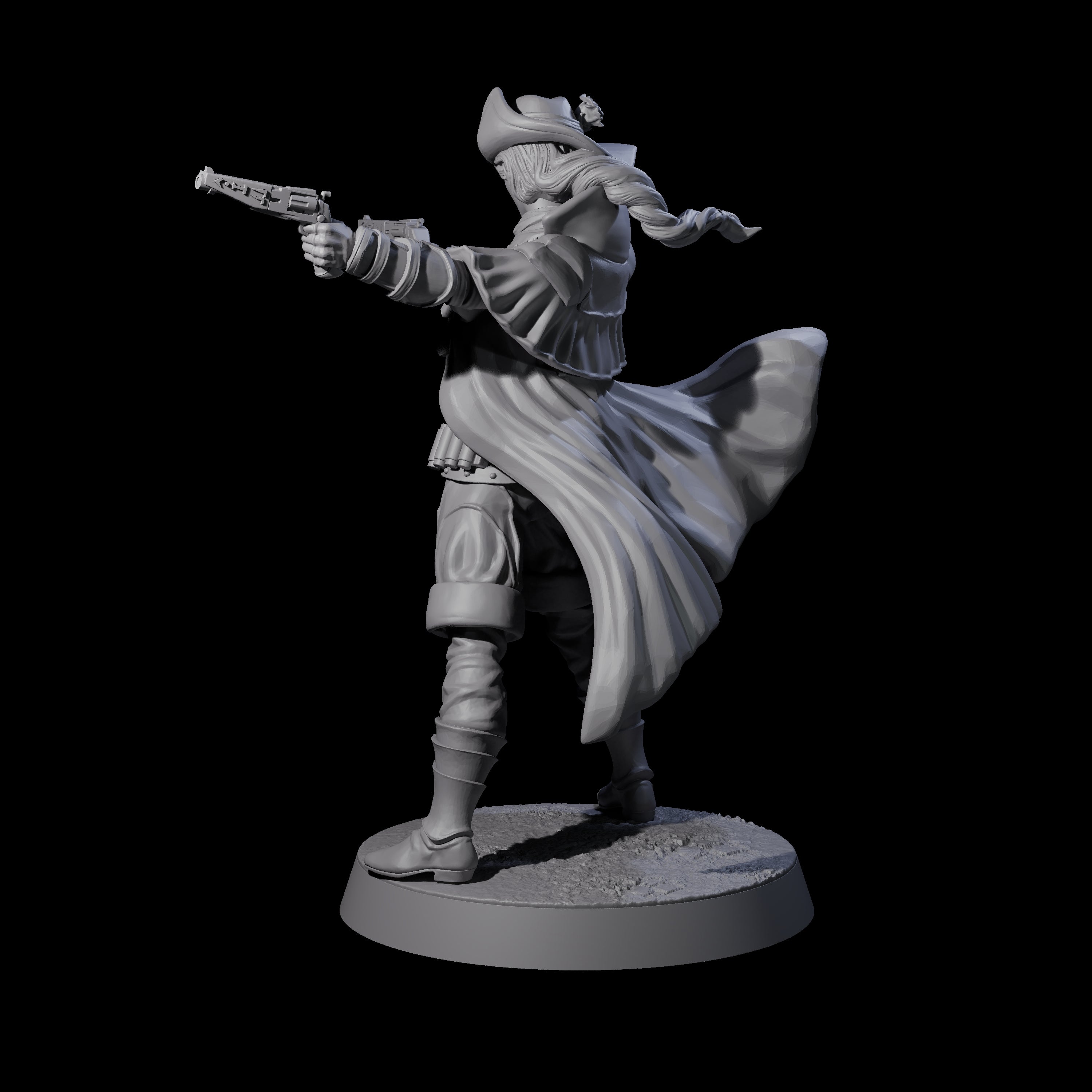 Confident Nightwarden B Miniature for Dungeons and Dragons, Pathfinder or other TTRPGs
