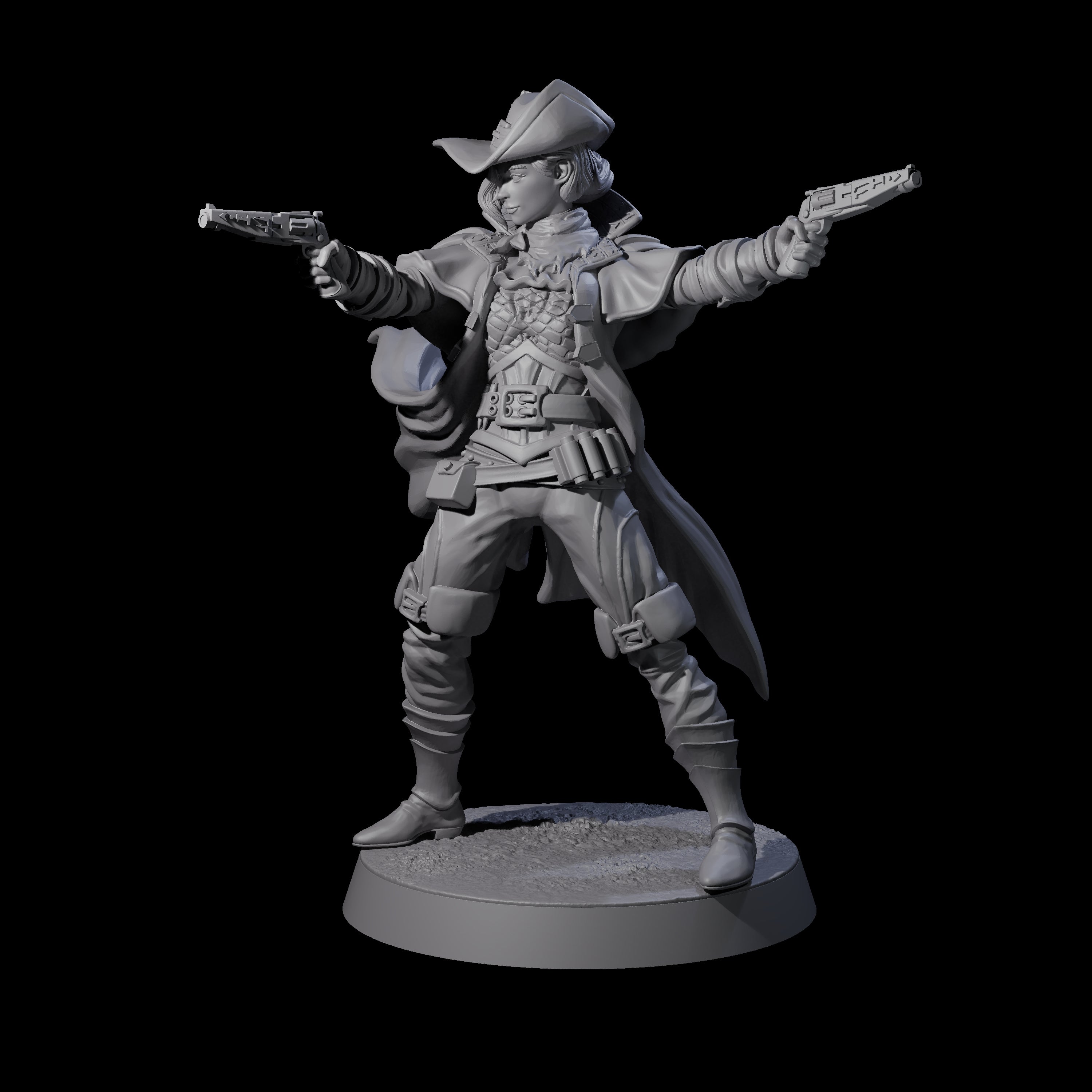 Confident Nightwarden B Miniature for Dungeons and Dragons, Pathfinder or other TTRPGs