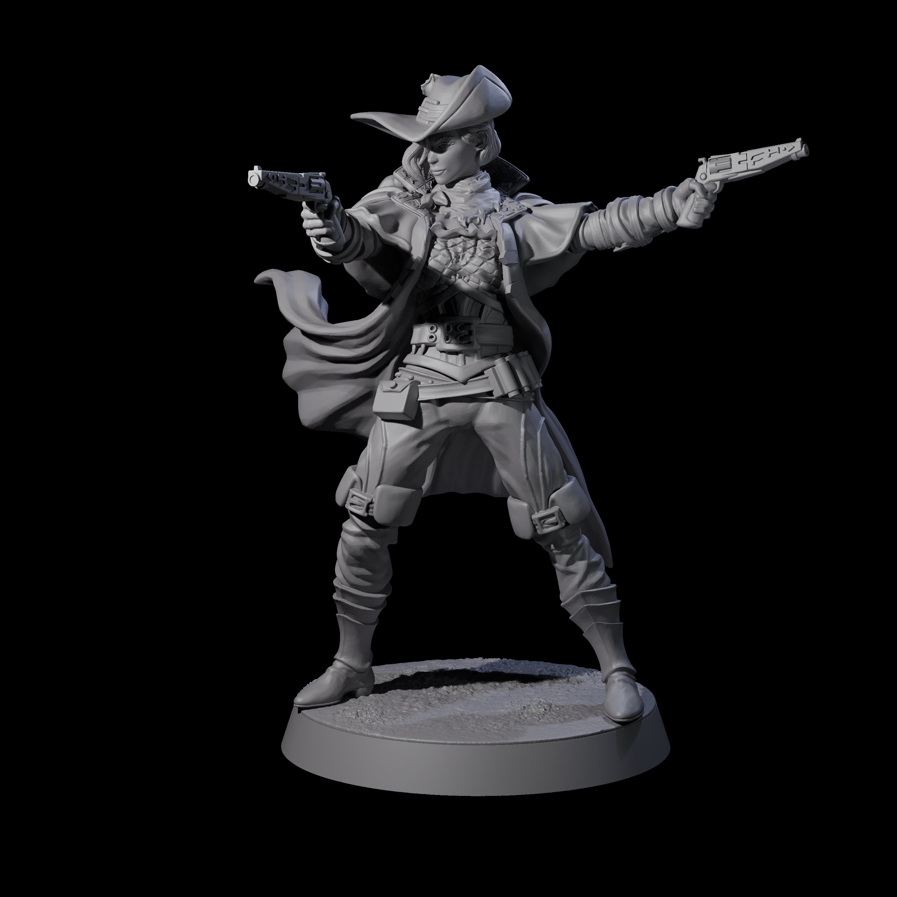 Confident Nightwarden B Miniature for Dungeons and Dragons, Pathfinder or other TTRPGs