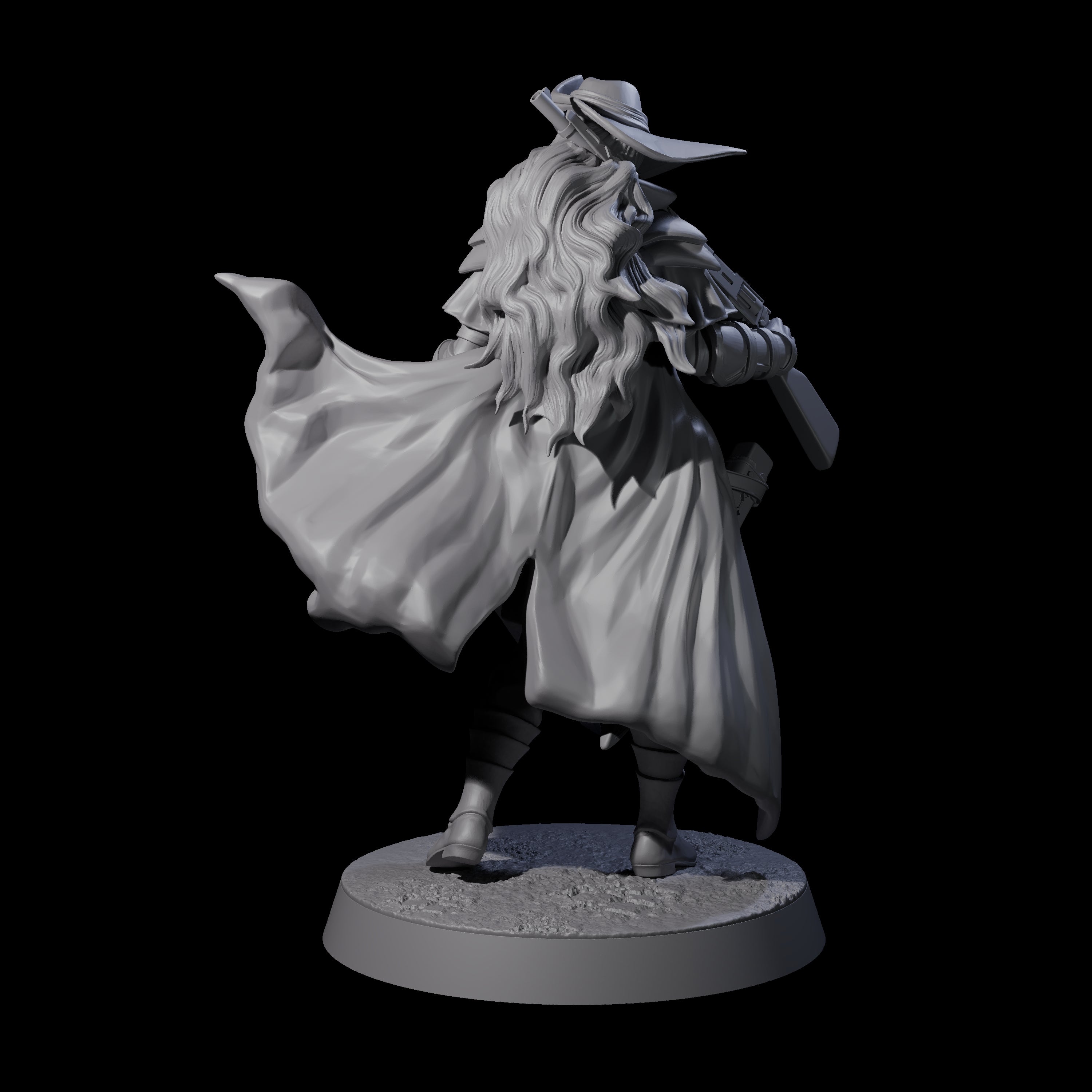 Confident Nightwarden C Miniature for Dungeons and Dragons, Pathfinder or other TTRPGs