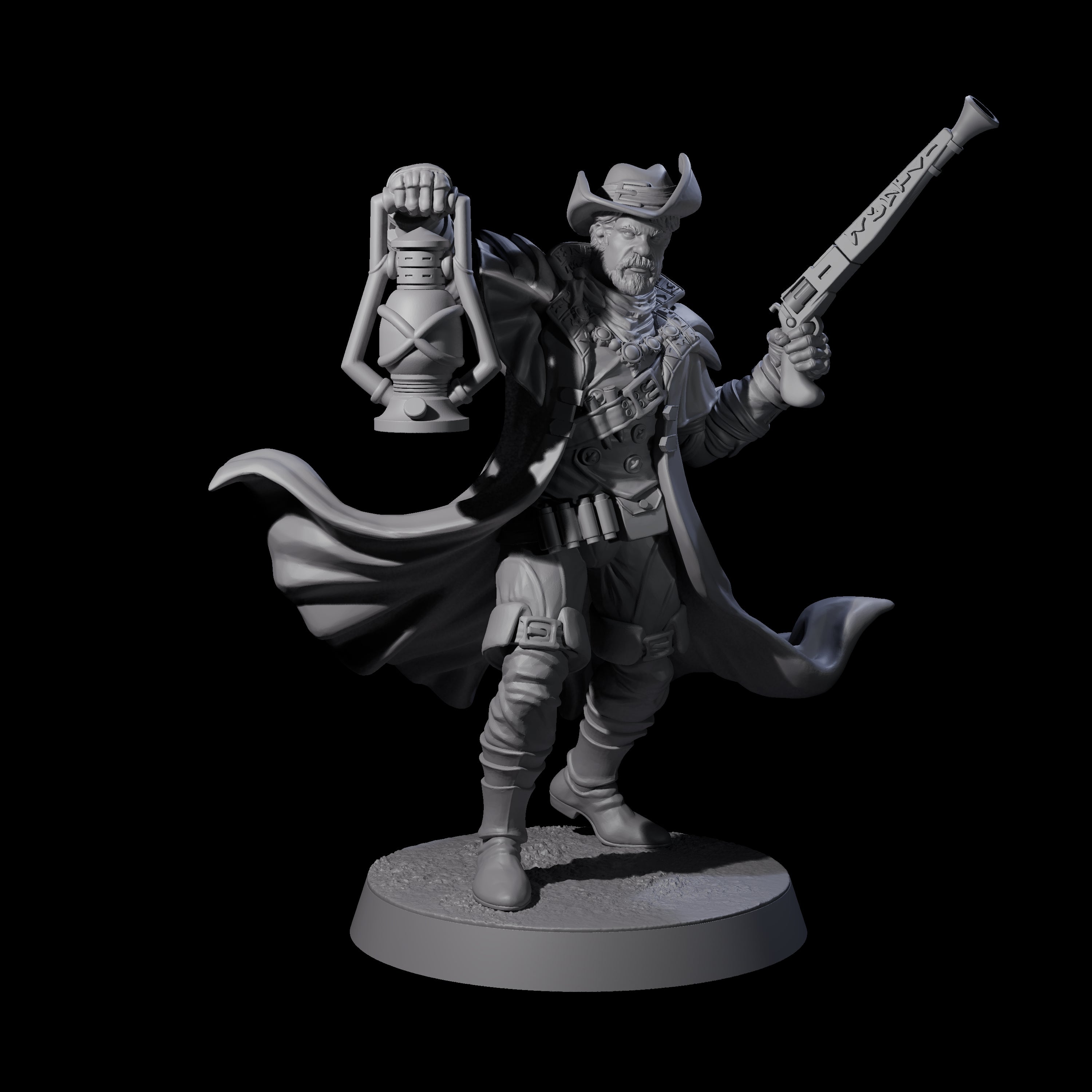 Confident Nightwarden D Miniature for Dungeons and Dragons, Pathfinder or other TTRPGs