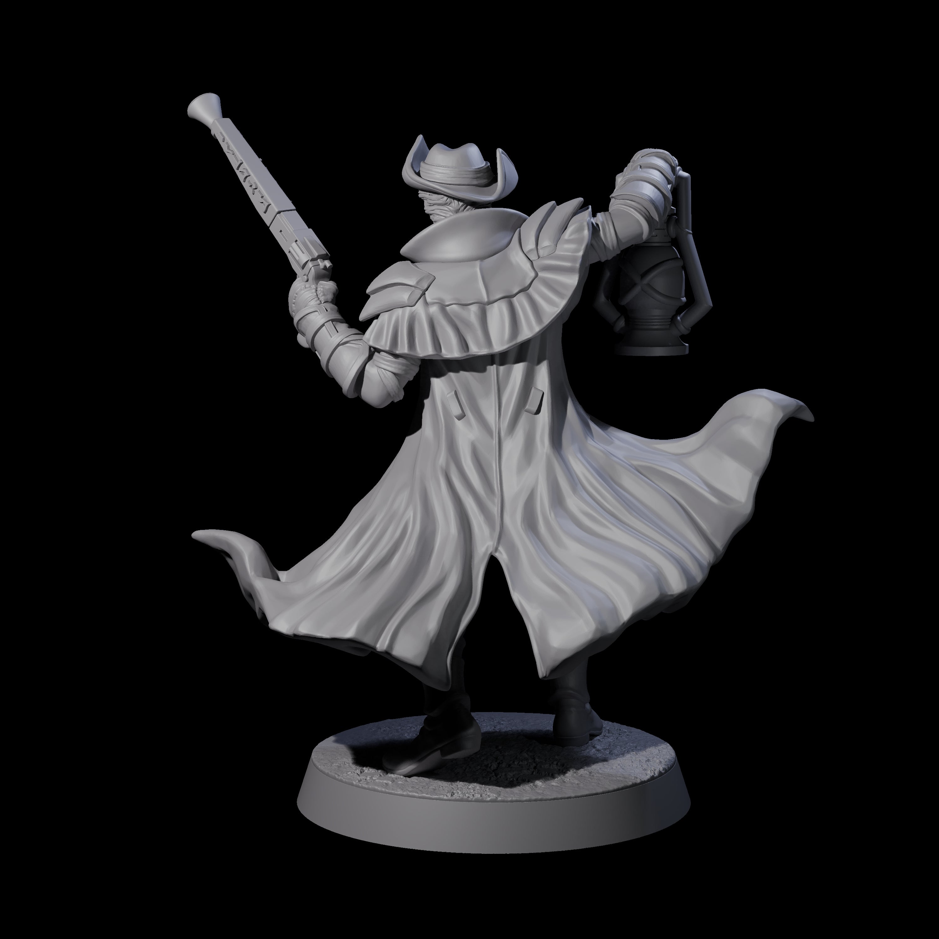 Confident Nightwarden D Miniature for Dungeons and Dragons, Pathfinder or other TTRPGs