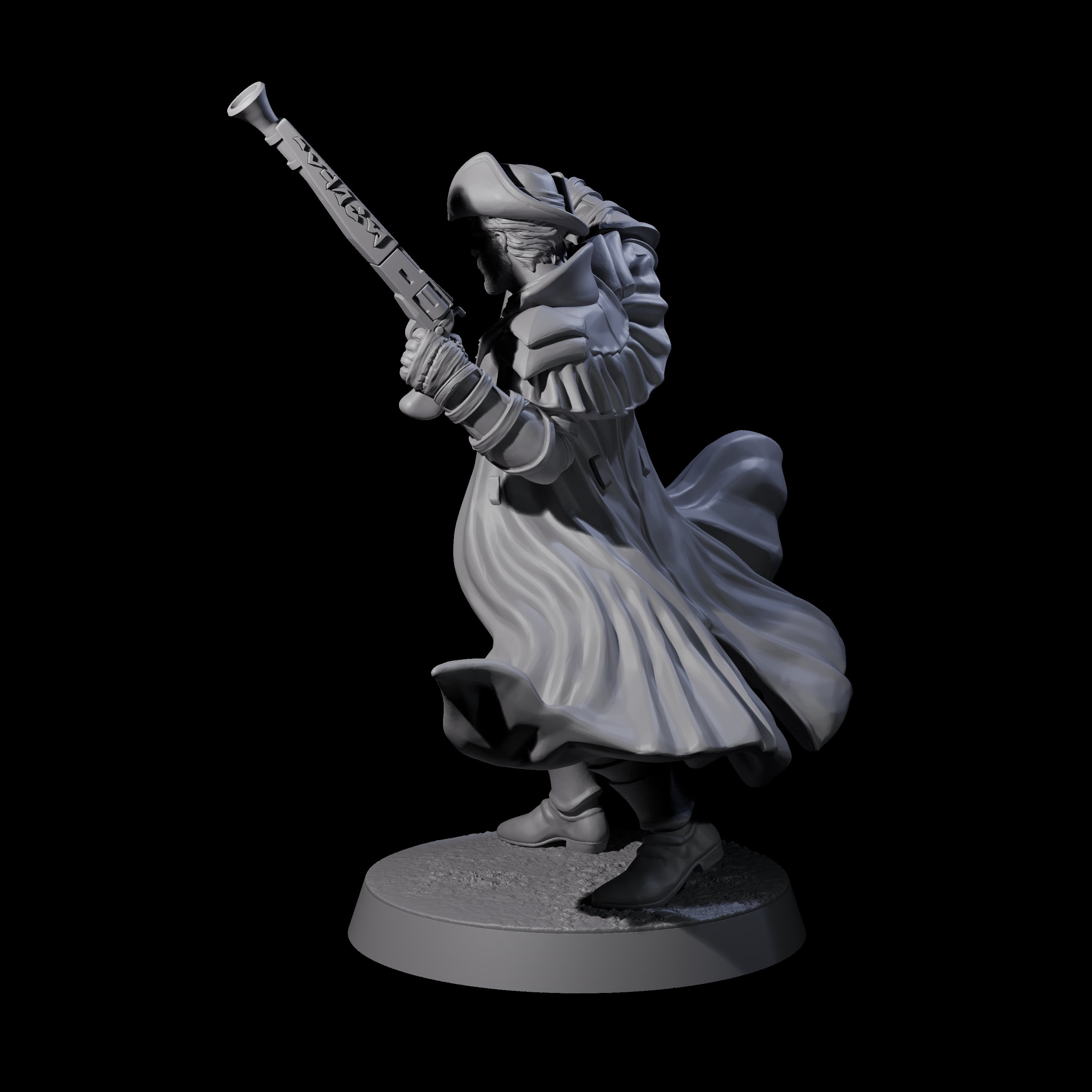 Confident Nightwarden D Miniature for Dungeons and Dragons, Pathfinder or other TTRPGs