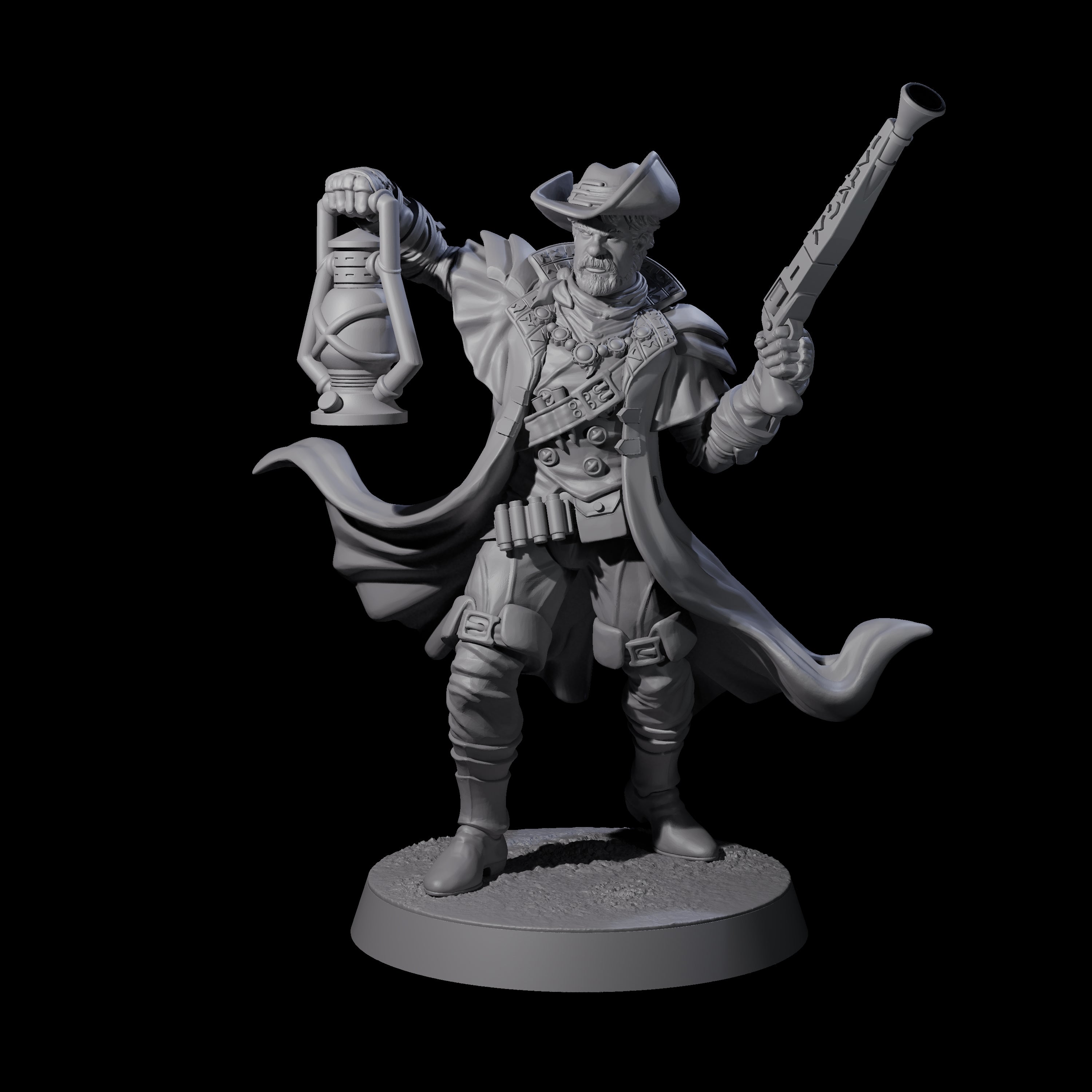 Confident Nightwarden D Miniature for Dungeons and Dragons, Pathfinder or other TTRPGs