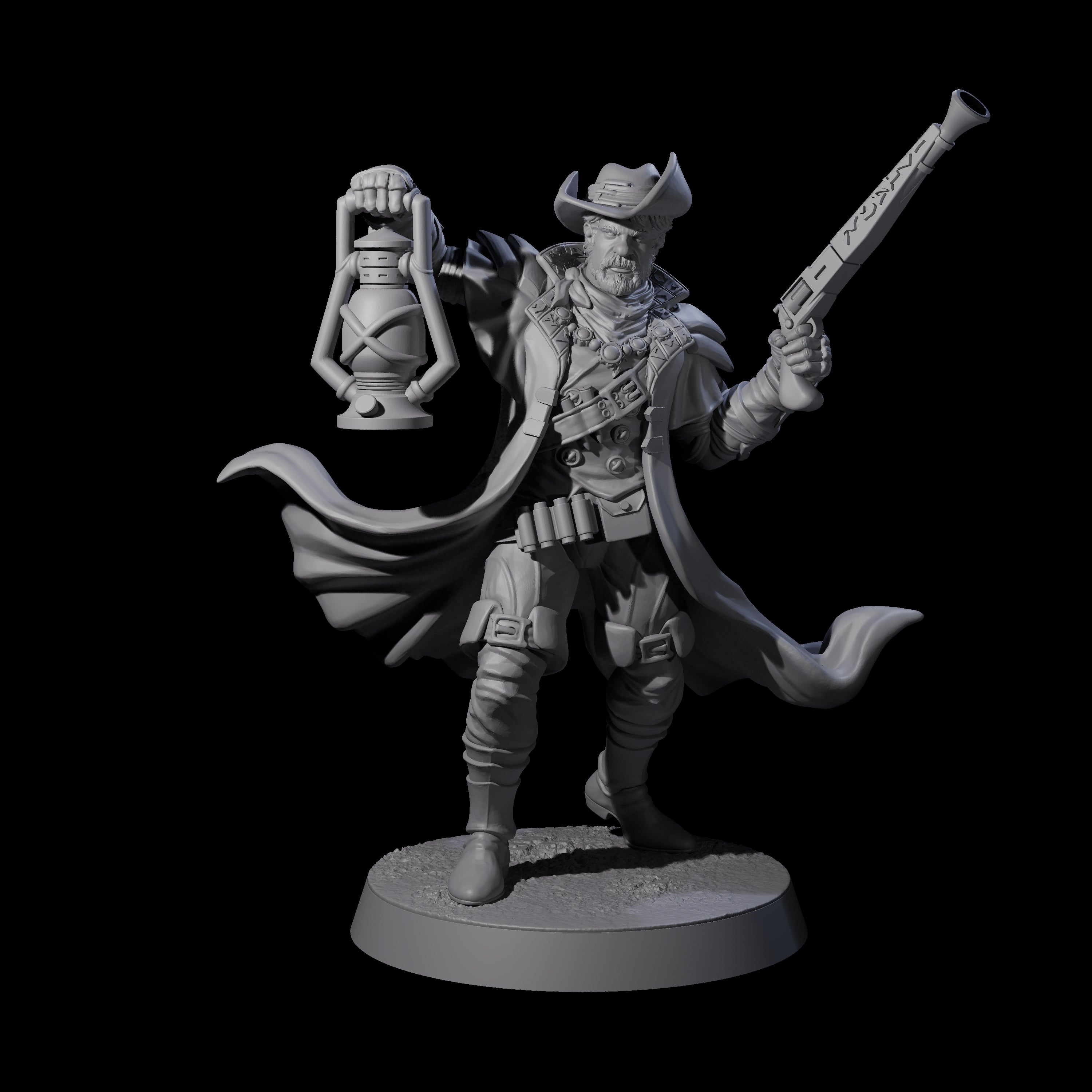 Confident Nightwarden D Miniature for Dungeons and Dragons, Pathfinder or other TTRPGs