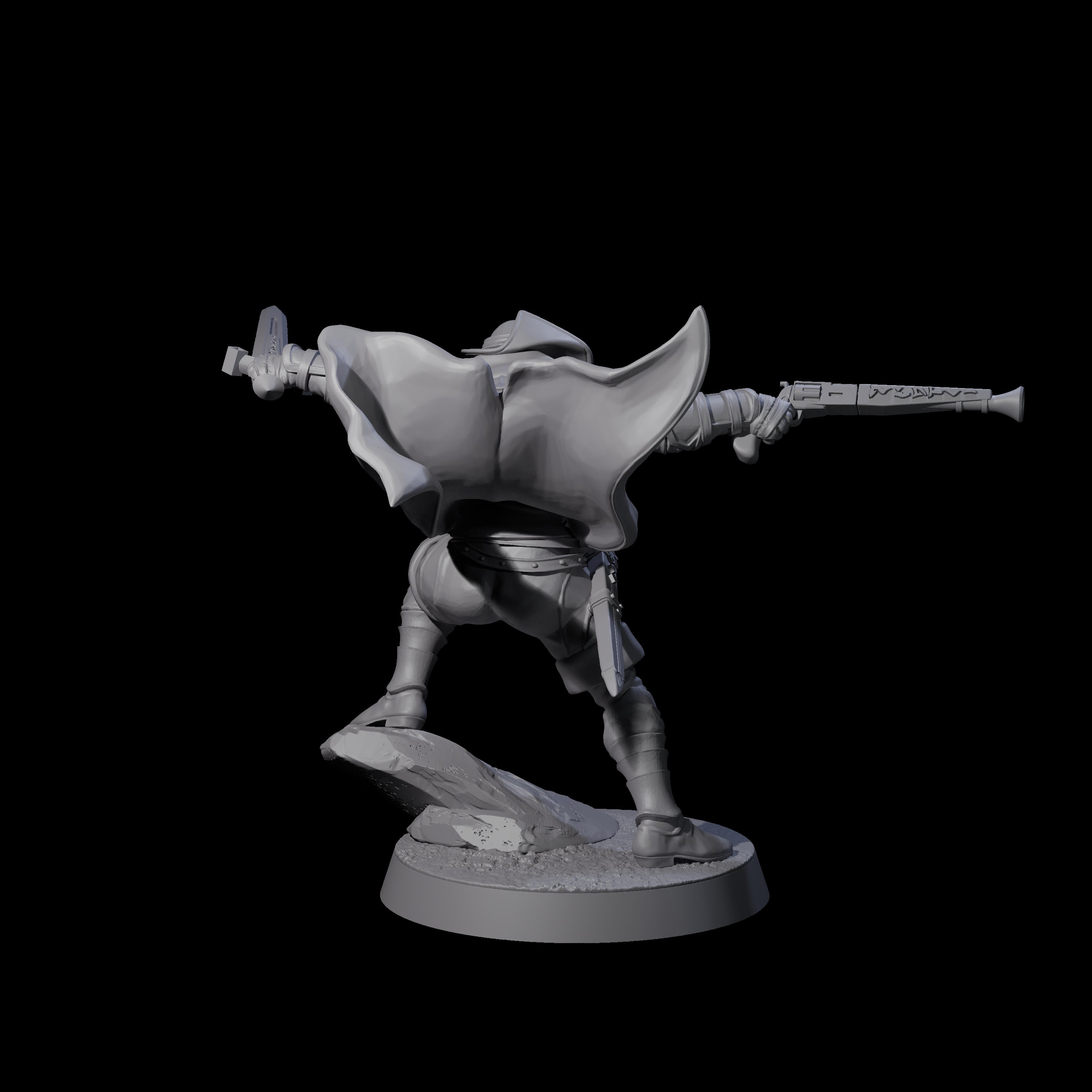 Confident Nightwarden E Miniature for Dungeons and Dragons, Pathfinder or other TTRPGs