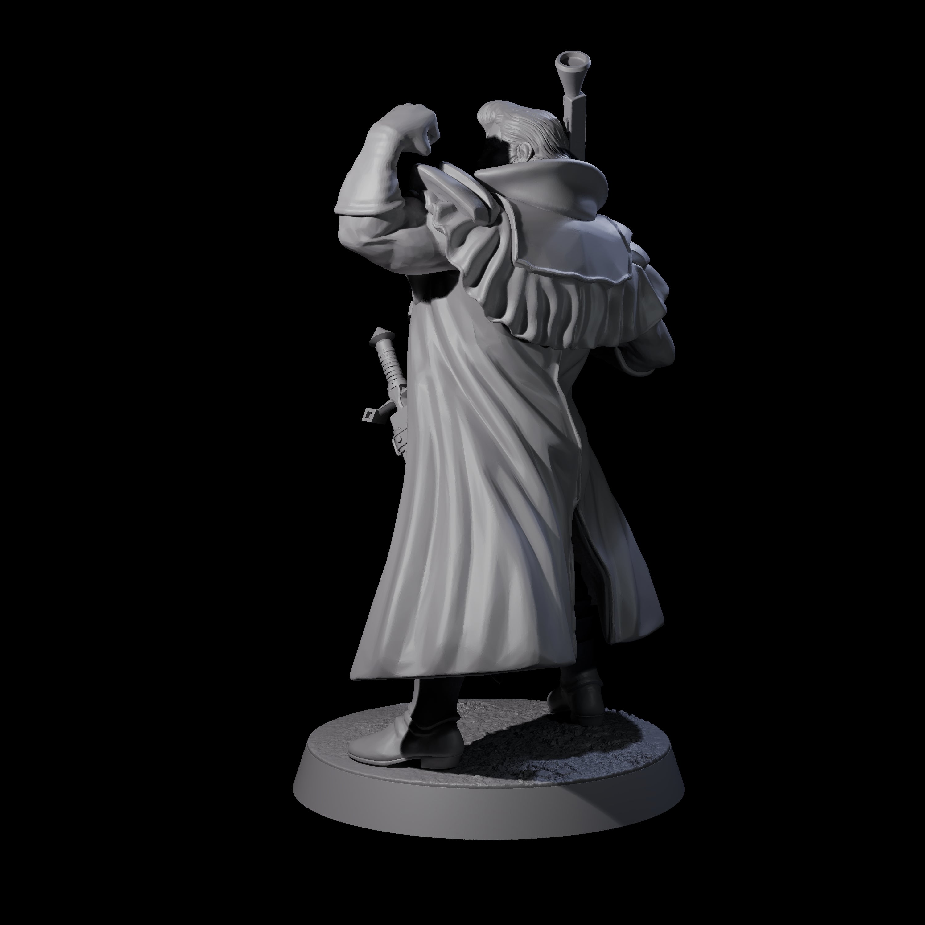Confident Nightwarden G Miniature for Dungeons and Dragons, Pathfinder or other TTRPGs