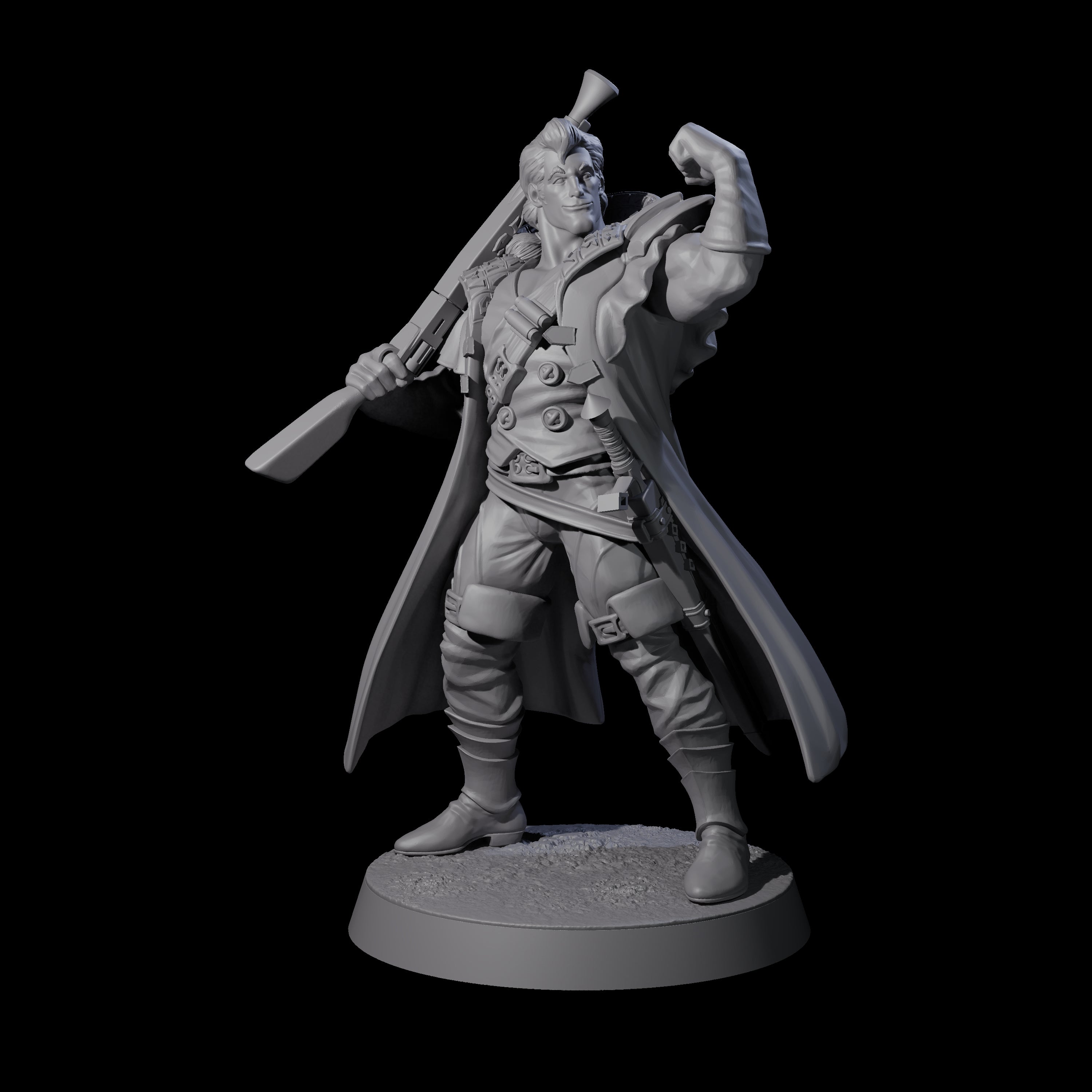 Confident Nightwarden G Miniature for Dungeons and Dragons, Pathfinder or other TTRPGs