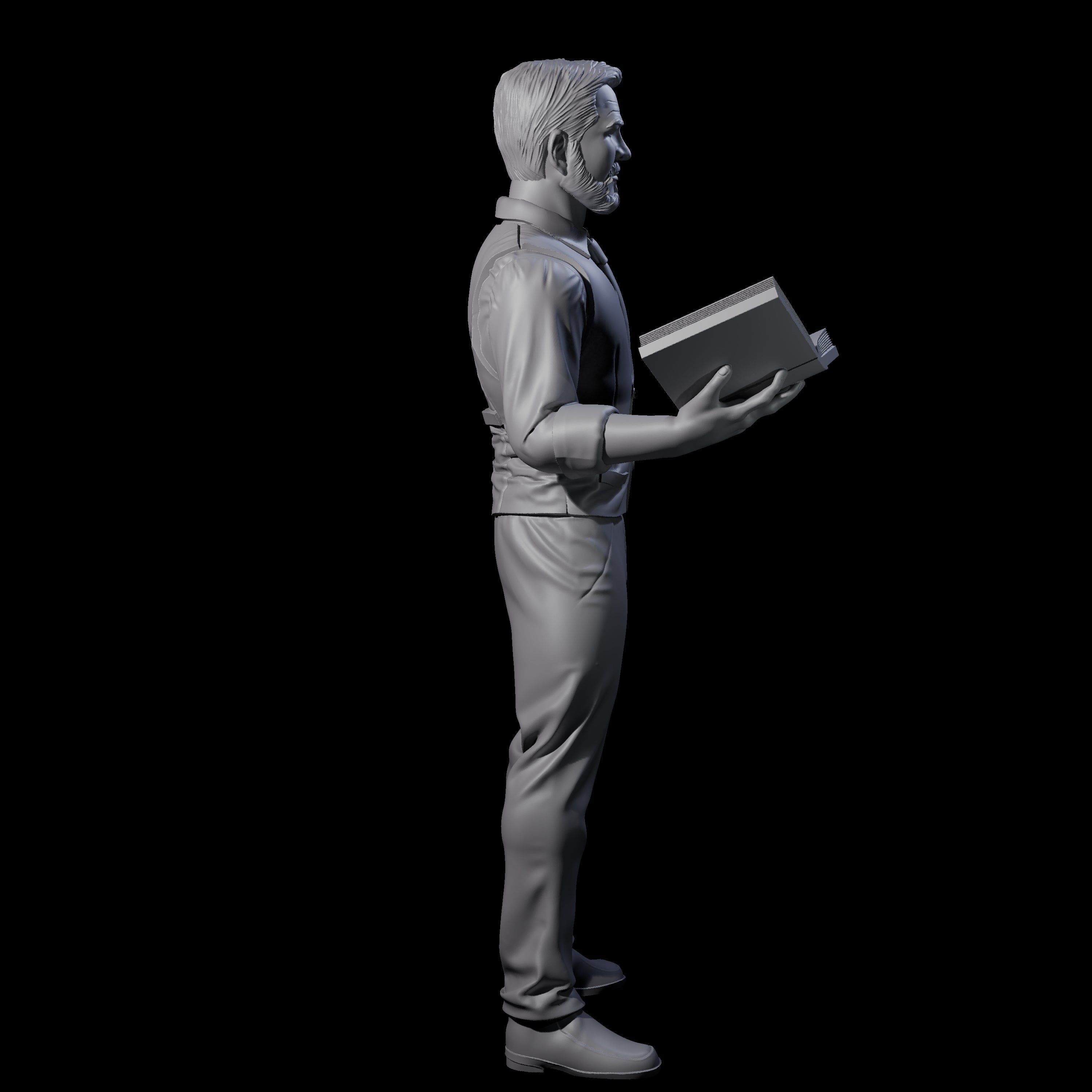 Confident Professor Miniature for Dungeons and Dragons, Pathfinder or other TTRPGs