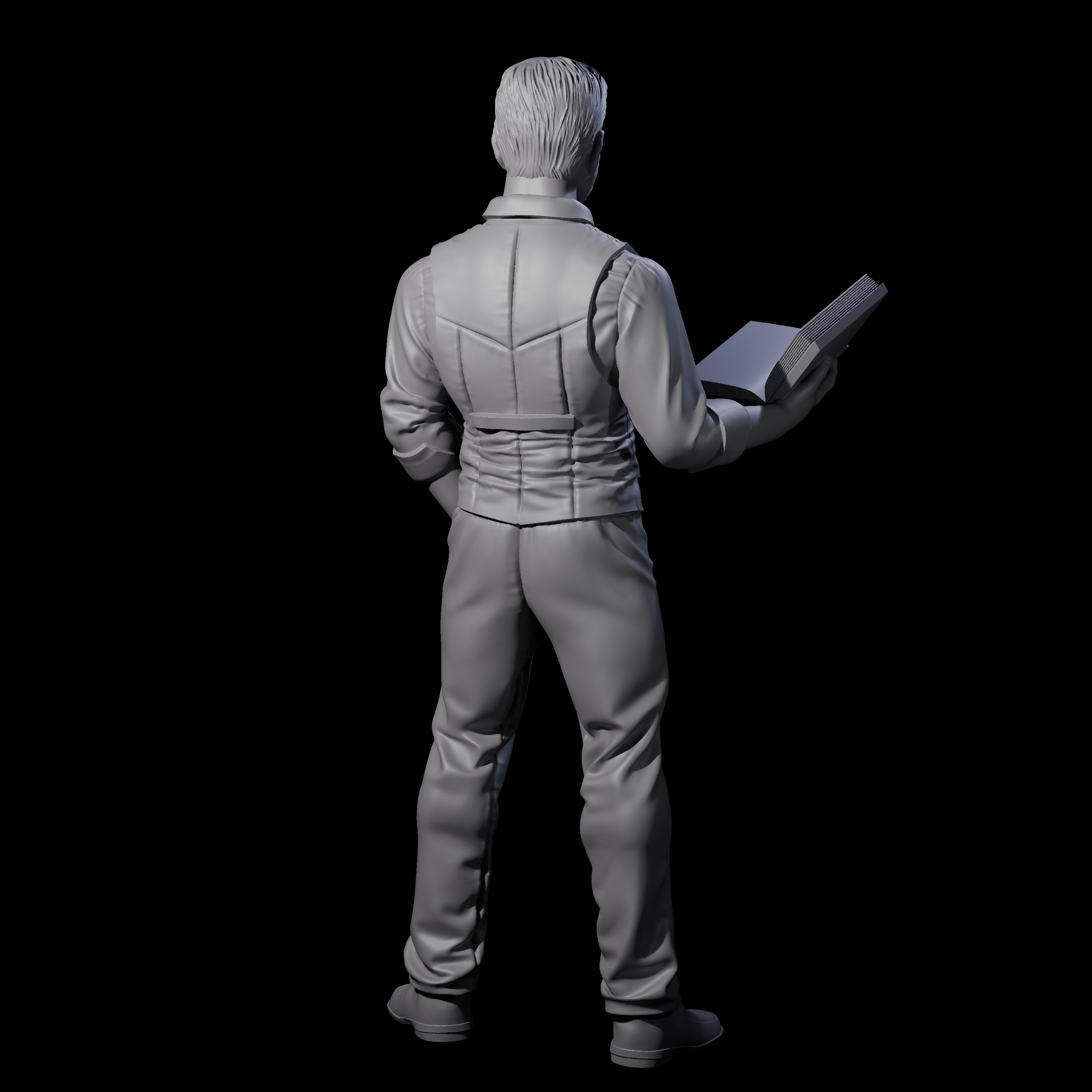 Confident Professor Miniature for Dungeons and Dragons, Pathfinder or other TTRPGs
