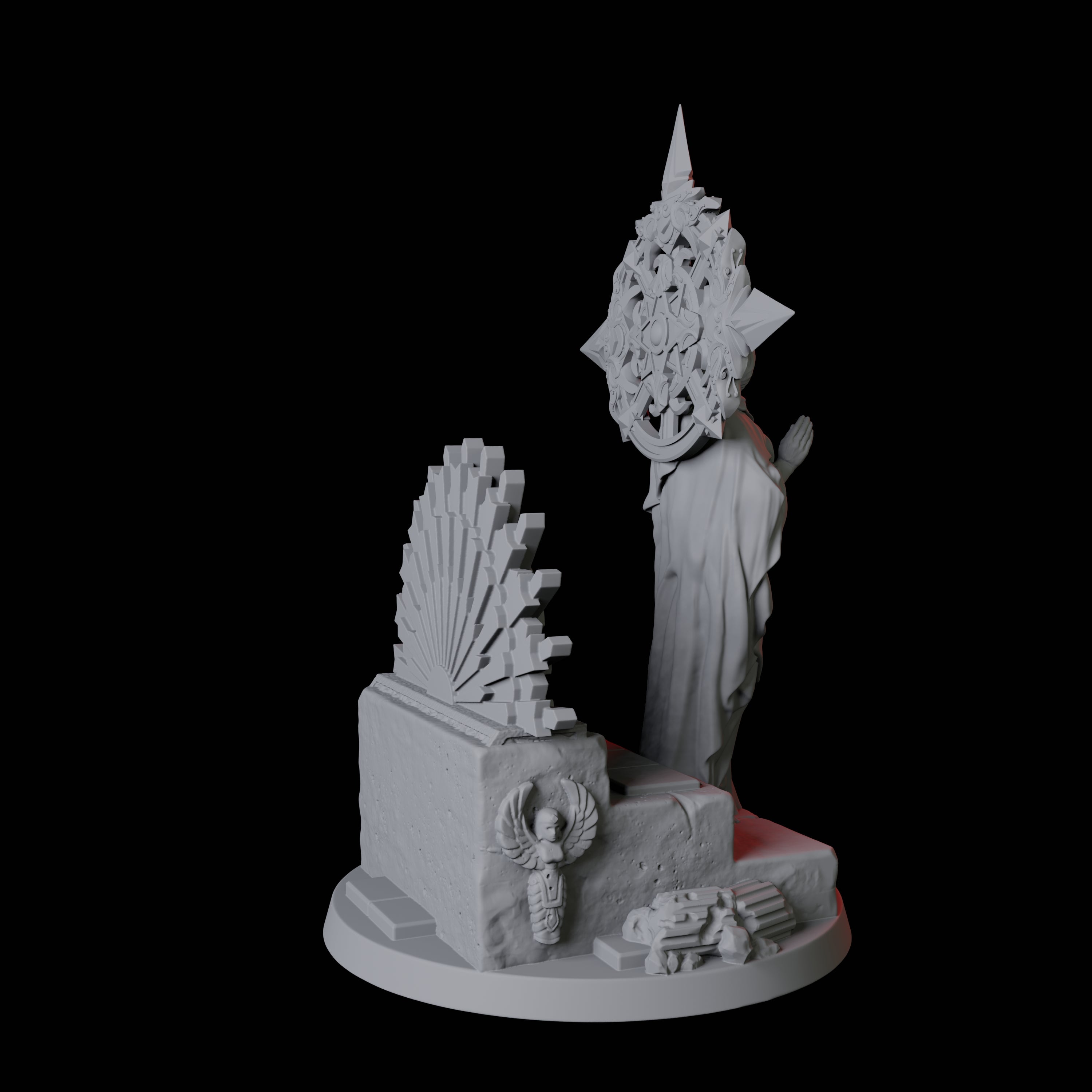 Confident Queen Miniature for Dungeons and Dragons, Pathfinder or other TTRPGs