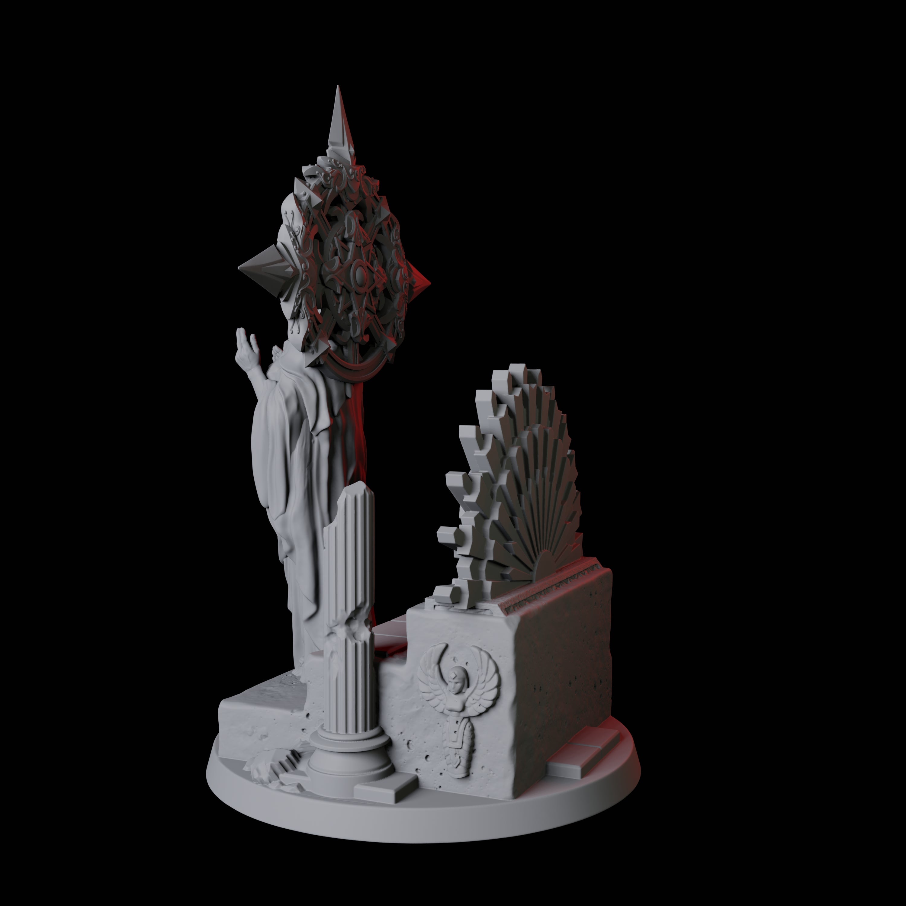 Confident Queen Miniature for Dungeons and Dragons, Pathfinder or other TTRPGs