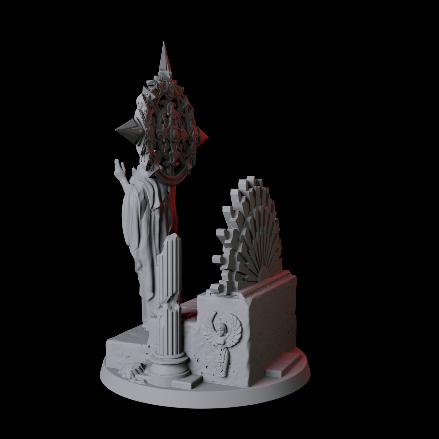 Confident Queen Miniature for Dungeons and Dragons, Pathfinder or other TTRPGs