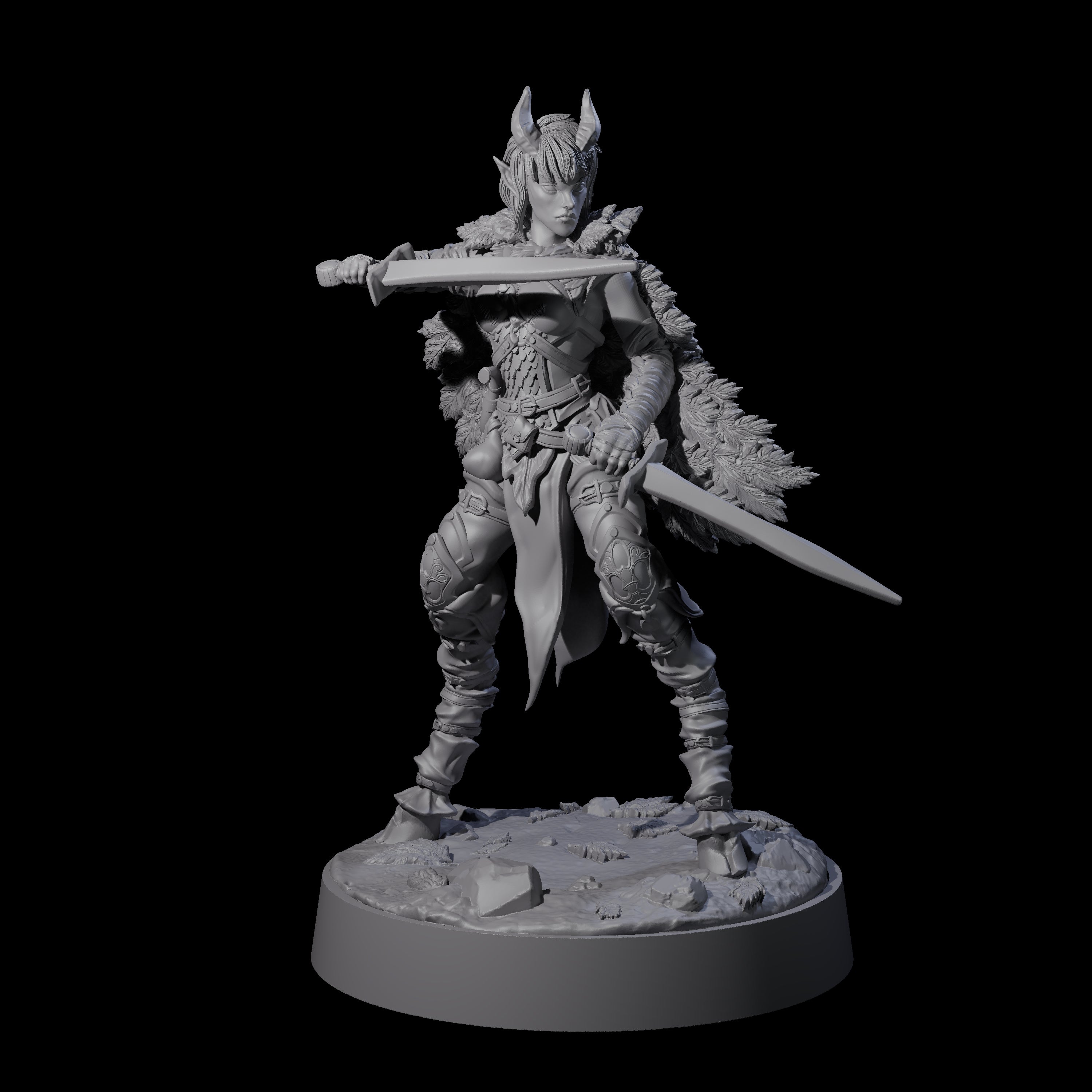 Confident Satyr Glade Defender A Miniature for Dungeons and Dragons, Pathfinder or other TTRPGs