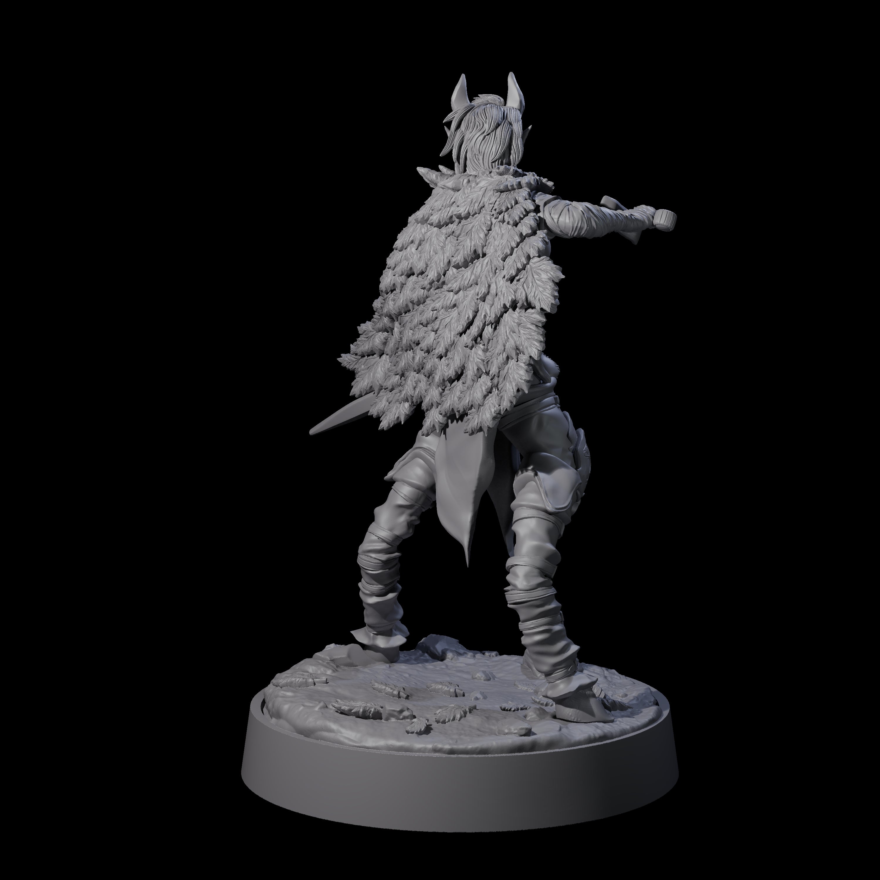 Confident Satyr Glade Defender A Miniature for Dungeons and Dragons, Pathfinder or other TTRPGs