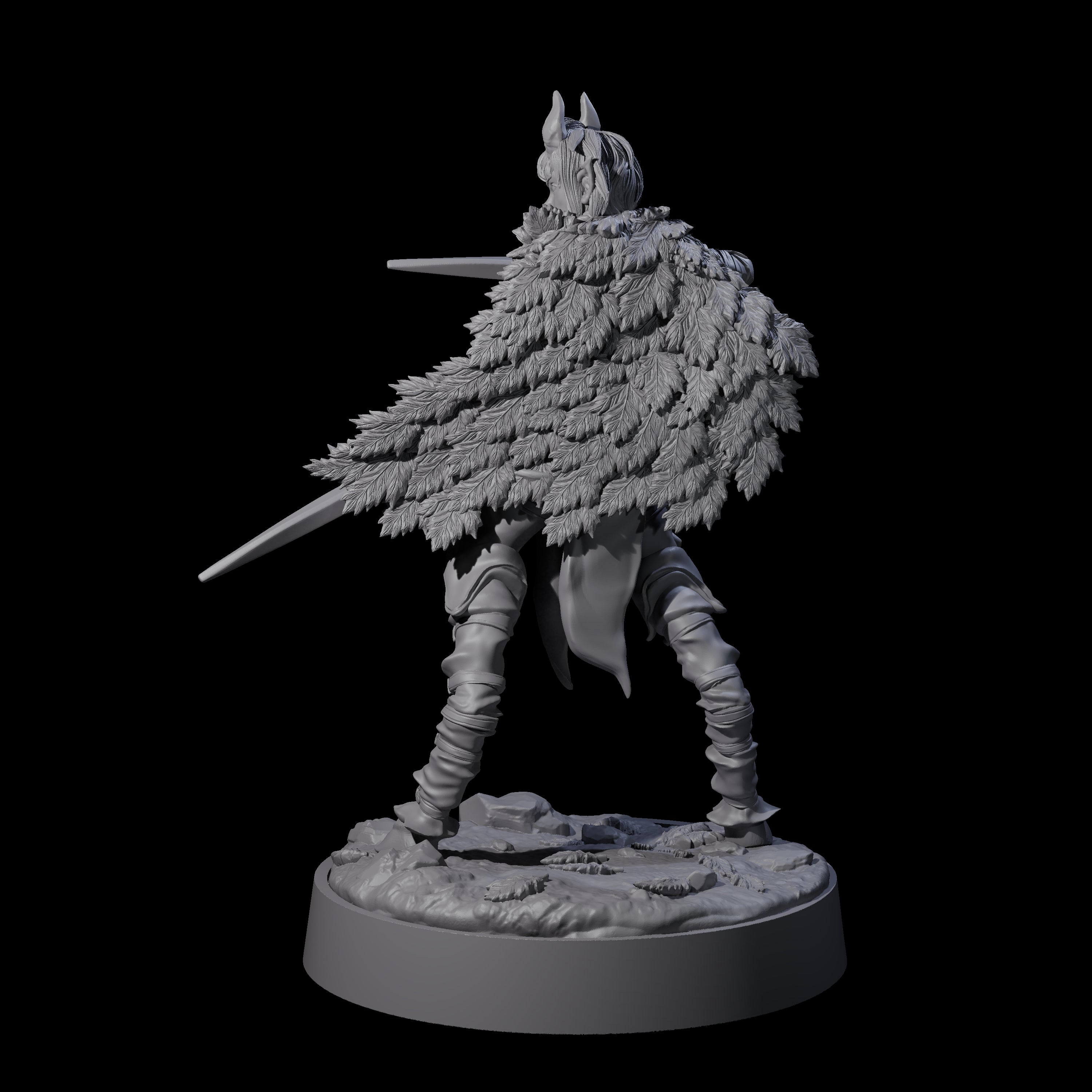 Confident Satyr Glade Defender A Miniature for Dungeons and Dragons, Pathfinder or other TTRPGs