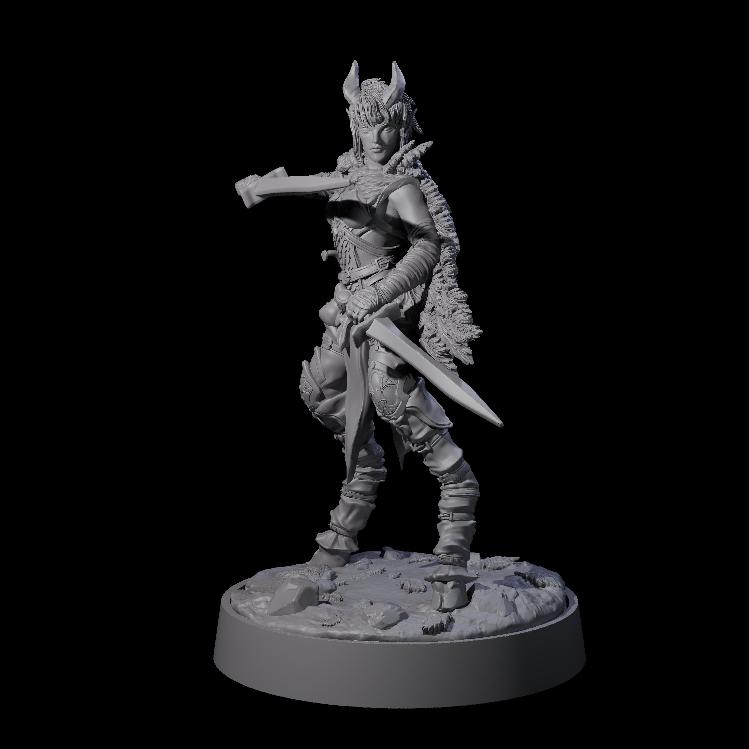 Confident Satyr Glade Defender A Miniature for Dungeons and Dragons, Pathfinder or other TTRPGs