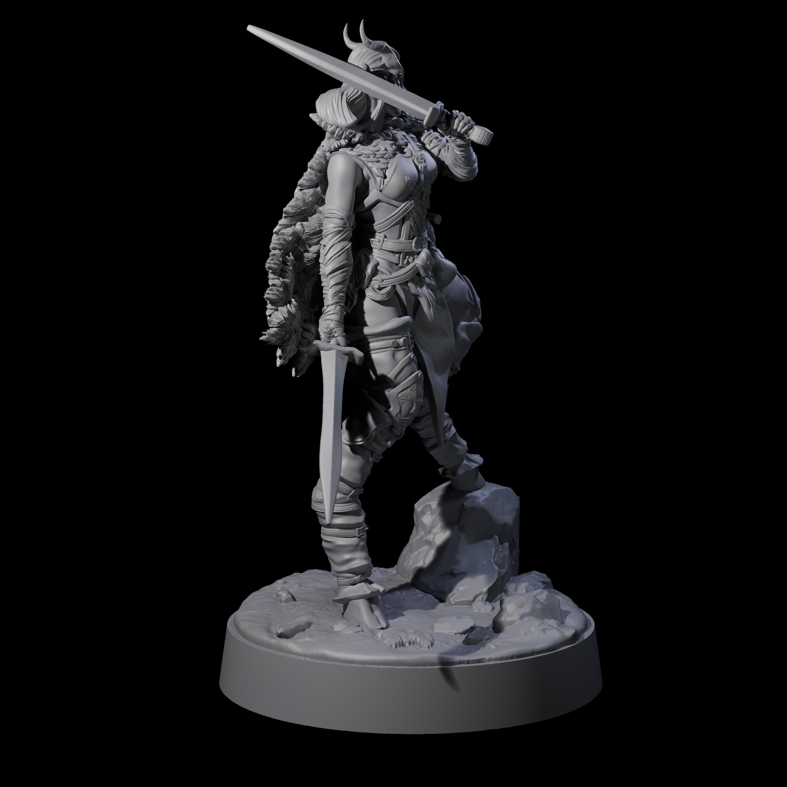 Confident Satyr Glade Defender C Miniature for Dungeons and Dragons, Pathfinder or other TTRPGs