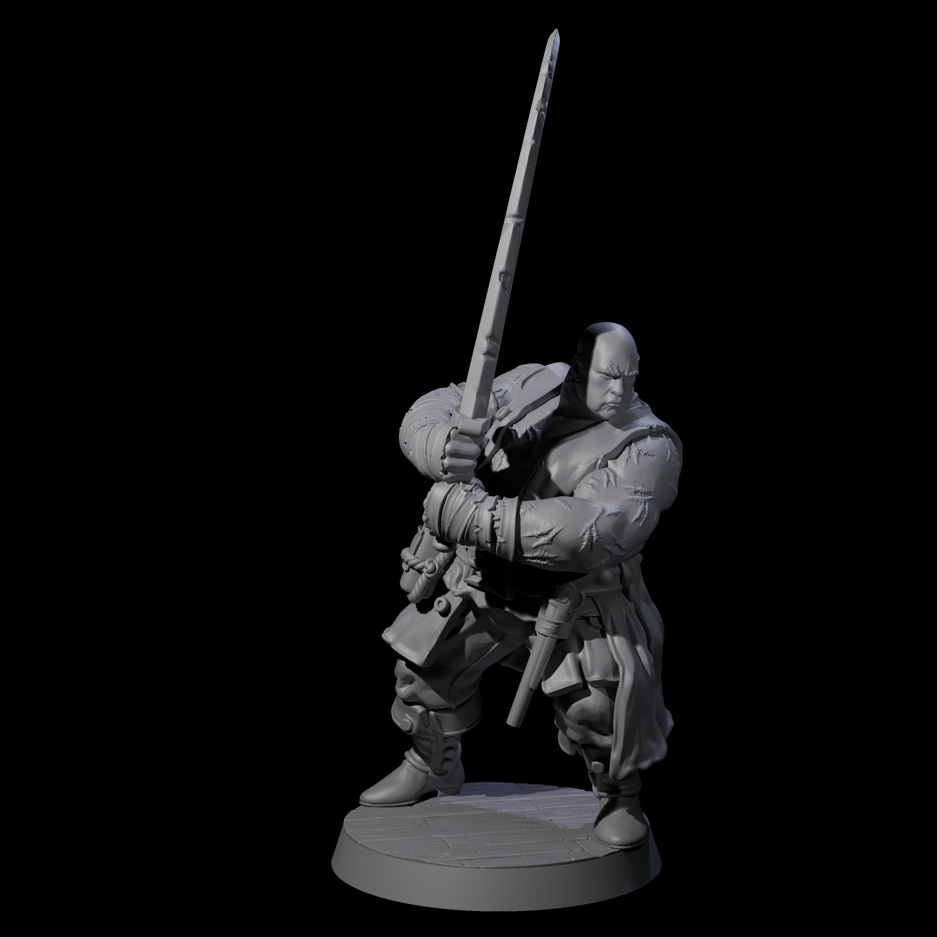 Confident Swashbuckling Pirate D Miniature for Dungeons and Dragons, Pathfinder or other TTRPGs
