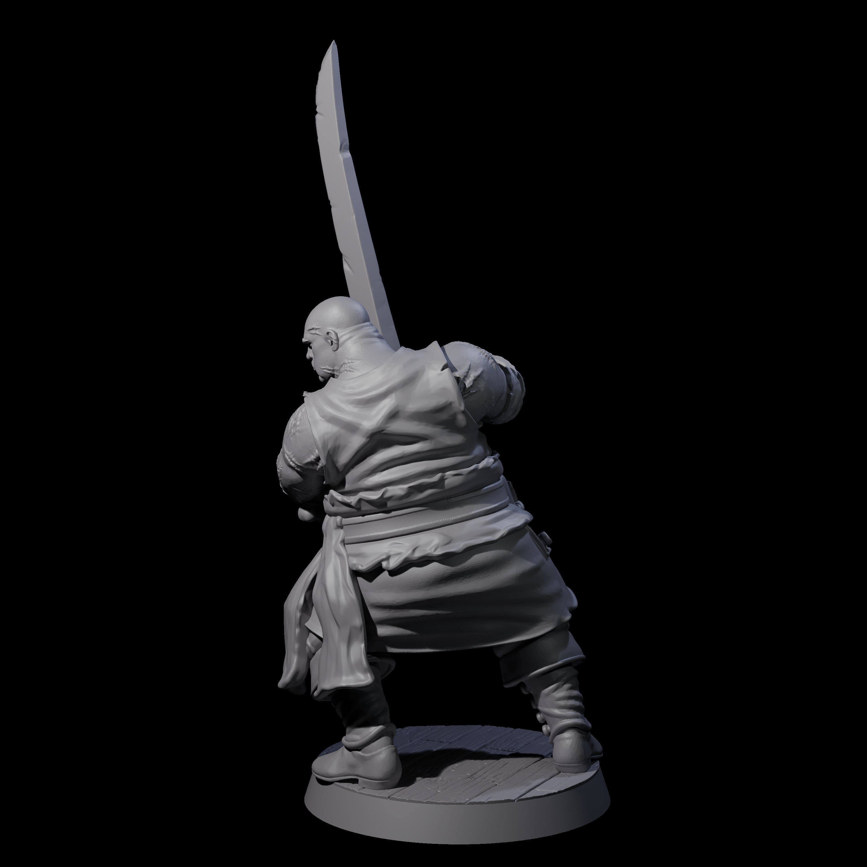 Confident Swashbuckling Pirate D Miniature for Dungeons and Dragons, Pathfinder or other TTRPGs